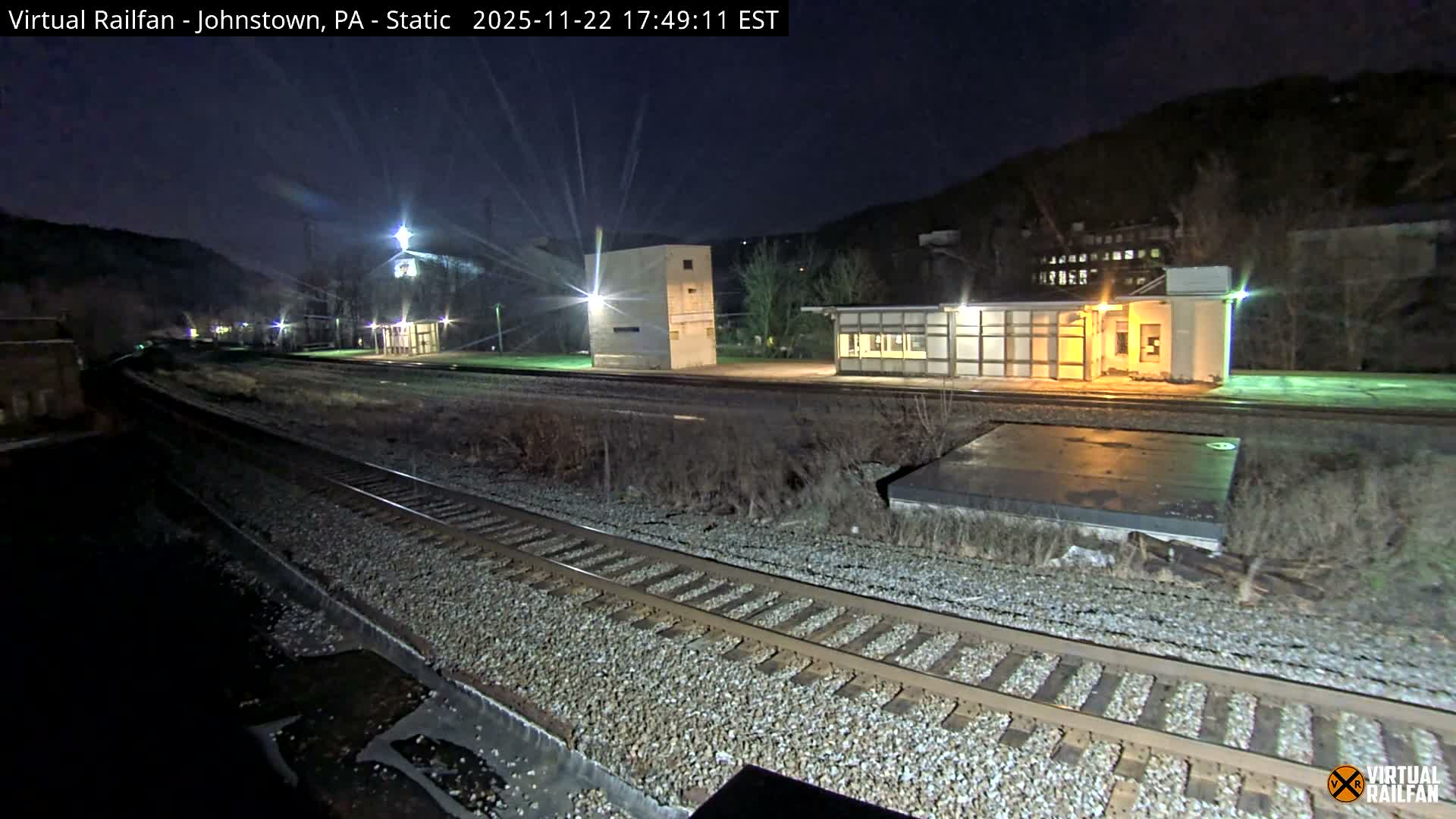 Johnstown Train Station & Railroad Crossing Live Cam - Johnstown, Cambria, Pennsylvania, USA