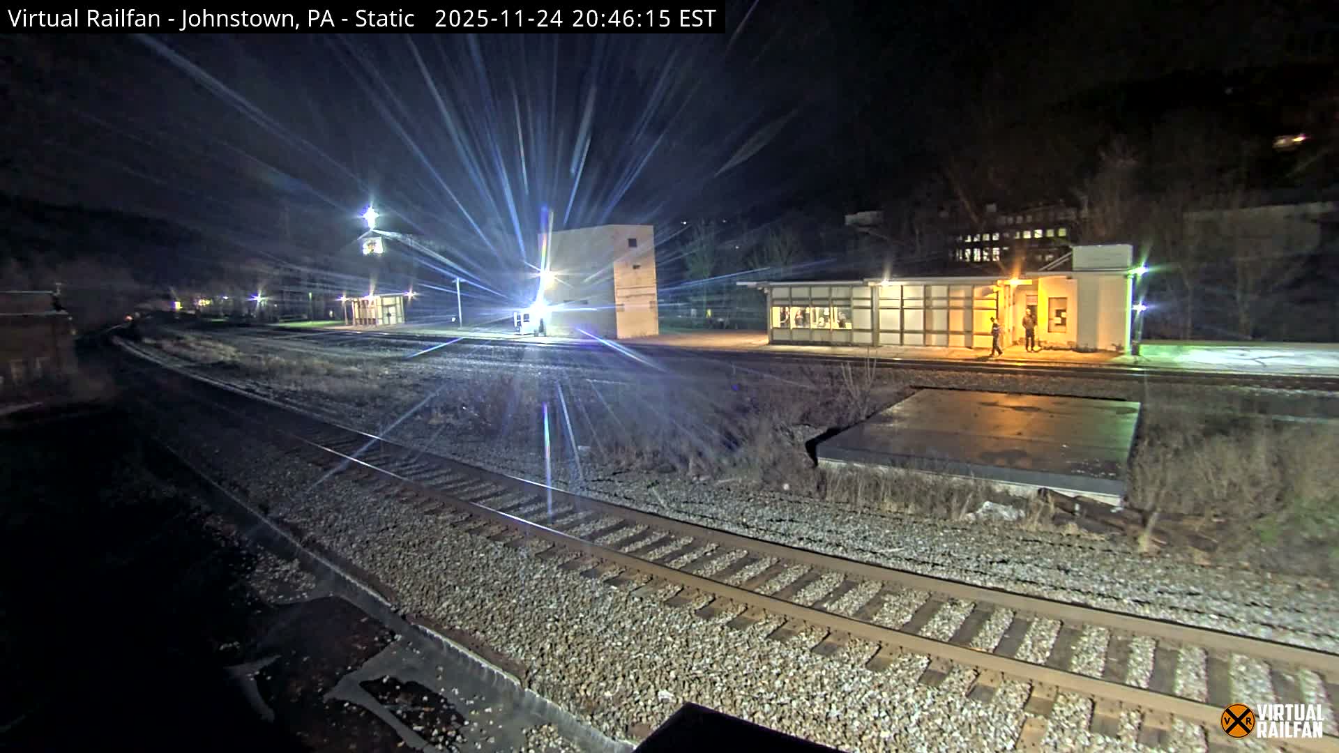 Johnstown Train Station & Railroad Crossing Live Cam - Johnstown, Cambria, Pennsylvania, USA