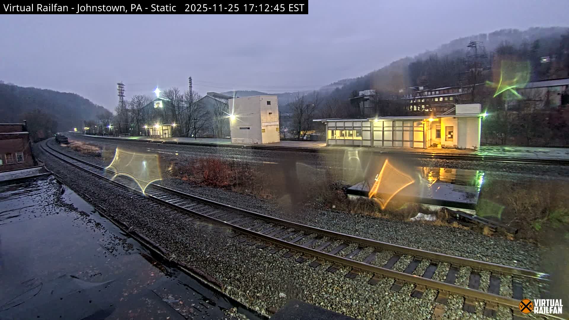 Johnstown Train Station & Railroad Crossing Live Cam - Johnstown, Cambria, Pennsylvania, USA