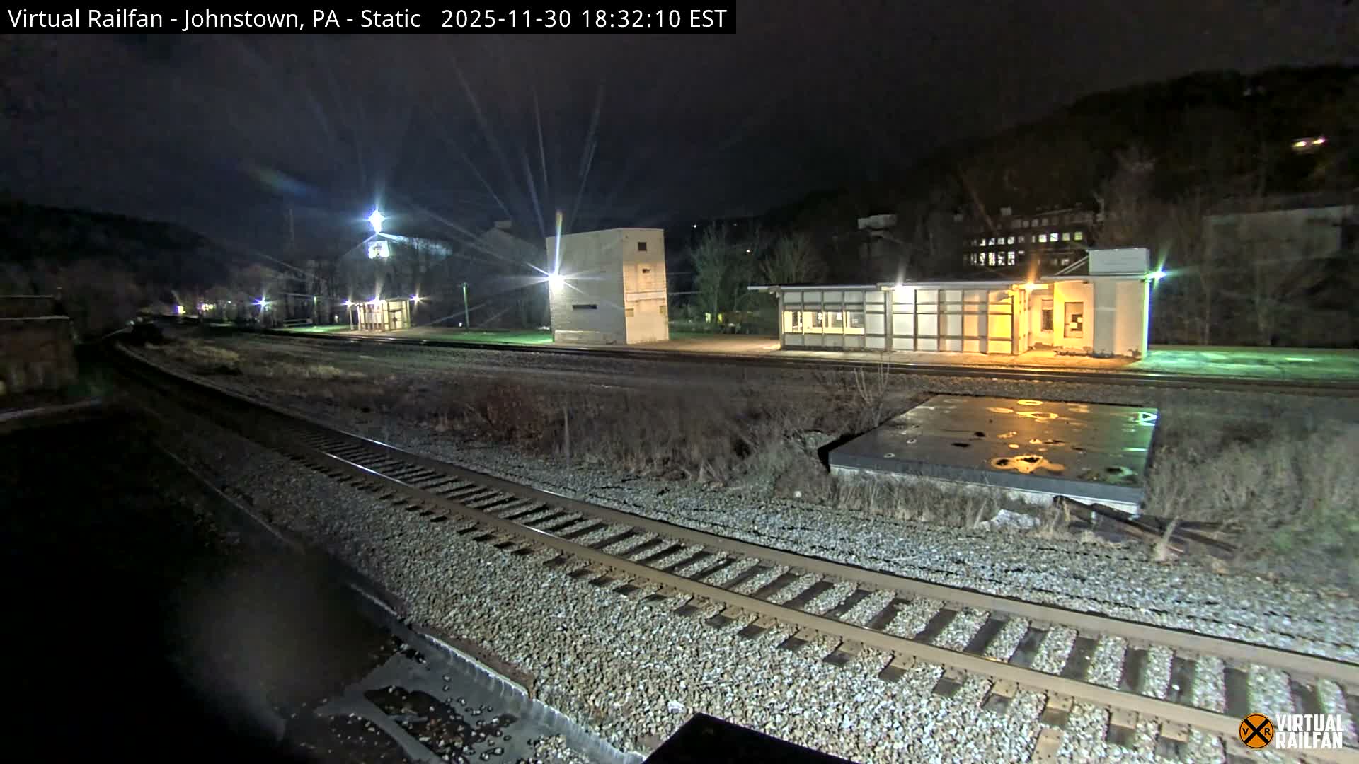 Johnstown Train Station & Railroad Crossing Live Cam - Johnstown, Cambria, Pennsylvania, USA