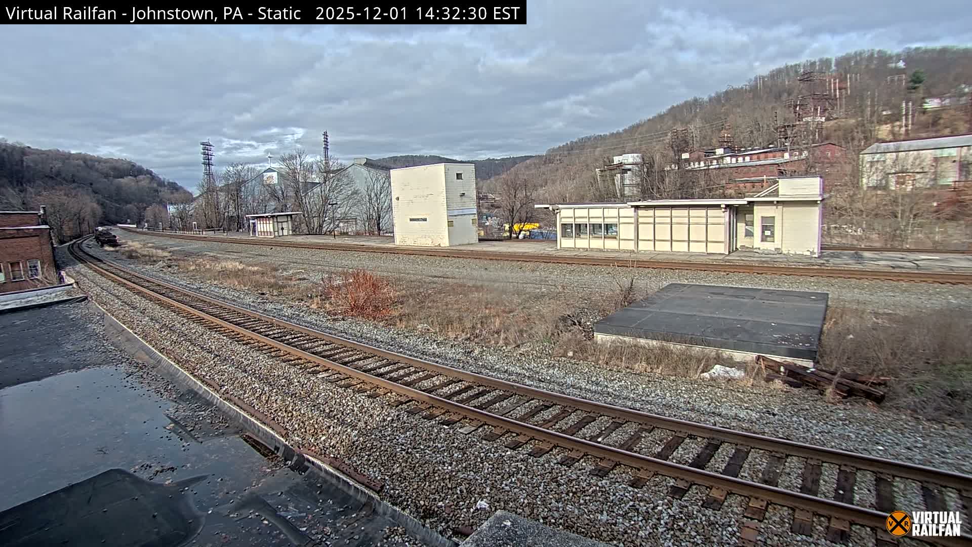 Johnstown Train Station & Railroad Crossing Live Cam - Johnstown, Cambria, Pennsylvania, USA
