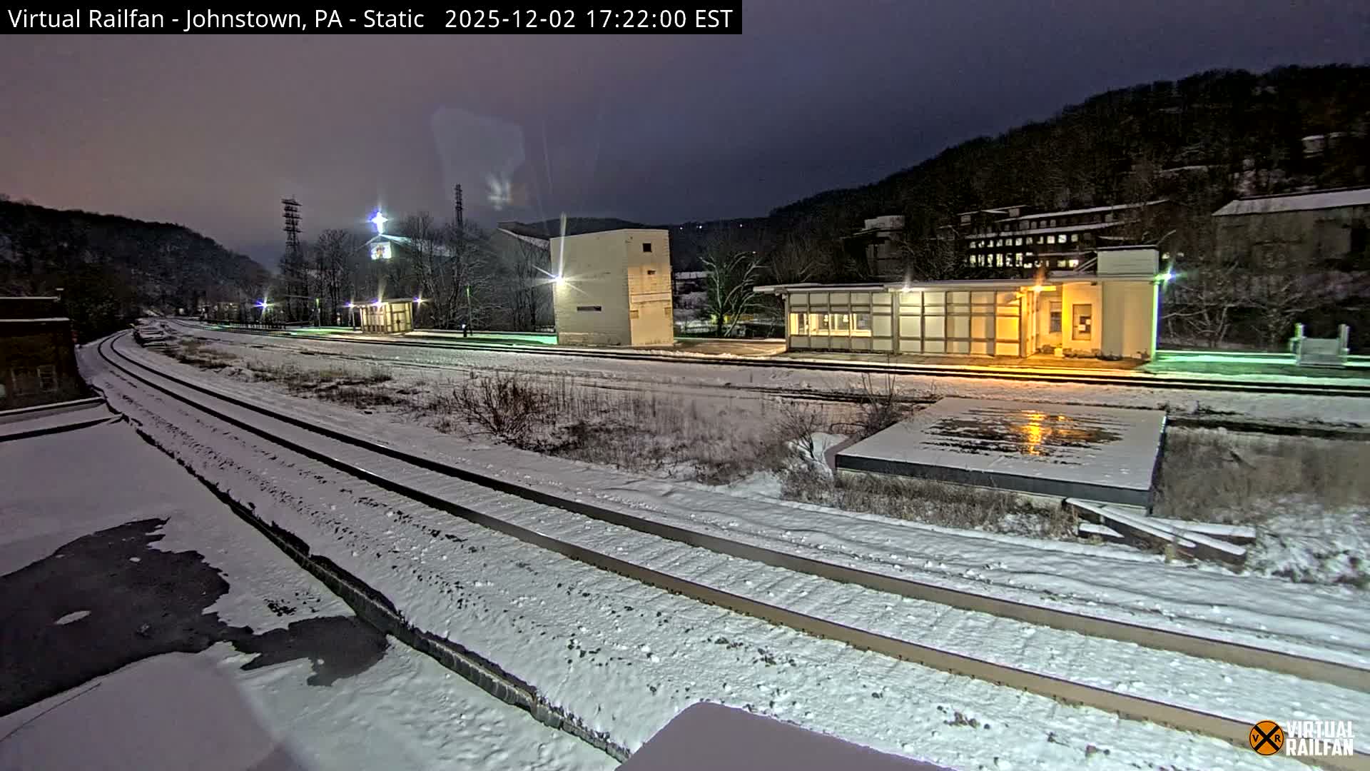 Johnstown Train Station & Railroad Crossing Live Cam - Johnstown, Cambria, Pennsylvania, USA