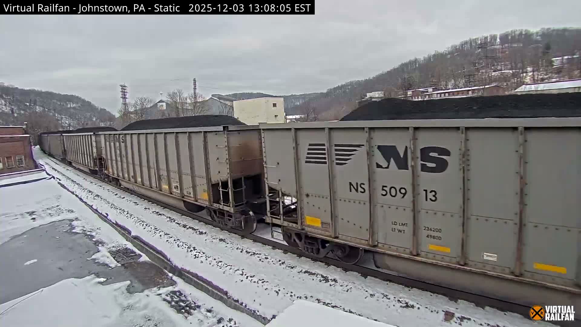 Johnstown Train Station & Railroad Crossing Live Cam - Johnstown, Cambria, Pennsylvania, USA