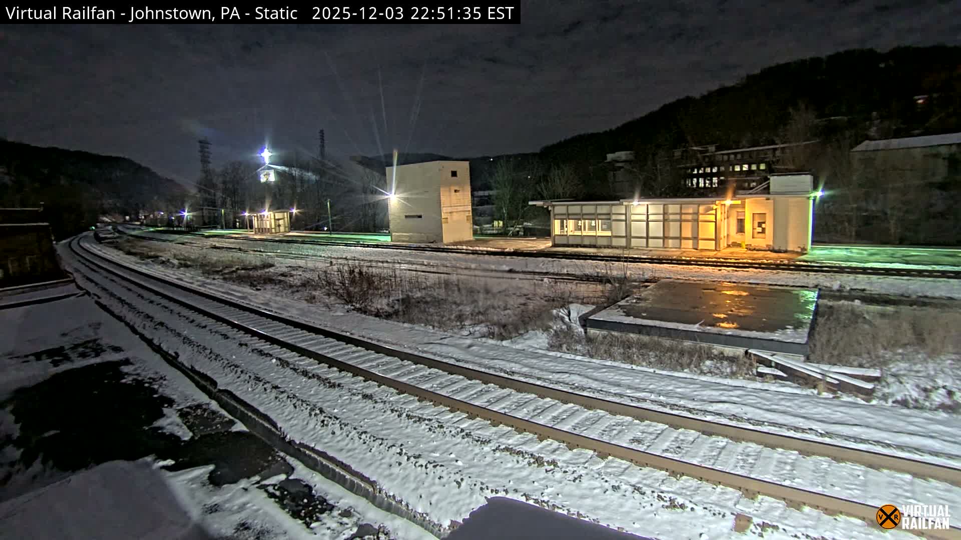 Johnstown Train Station & Railroad Crossing Live Cam - Johnstown, Cambria, Pennsylvania, USA