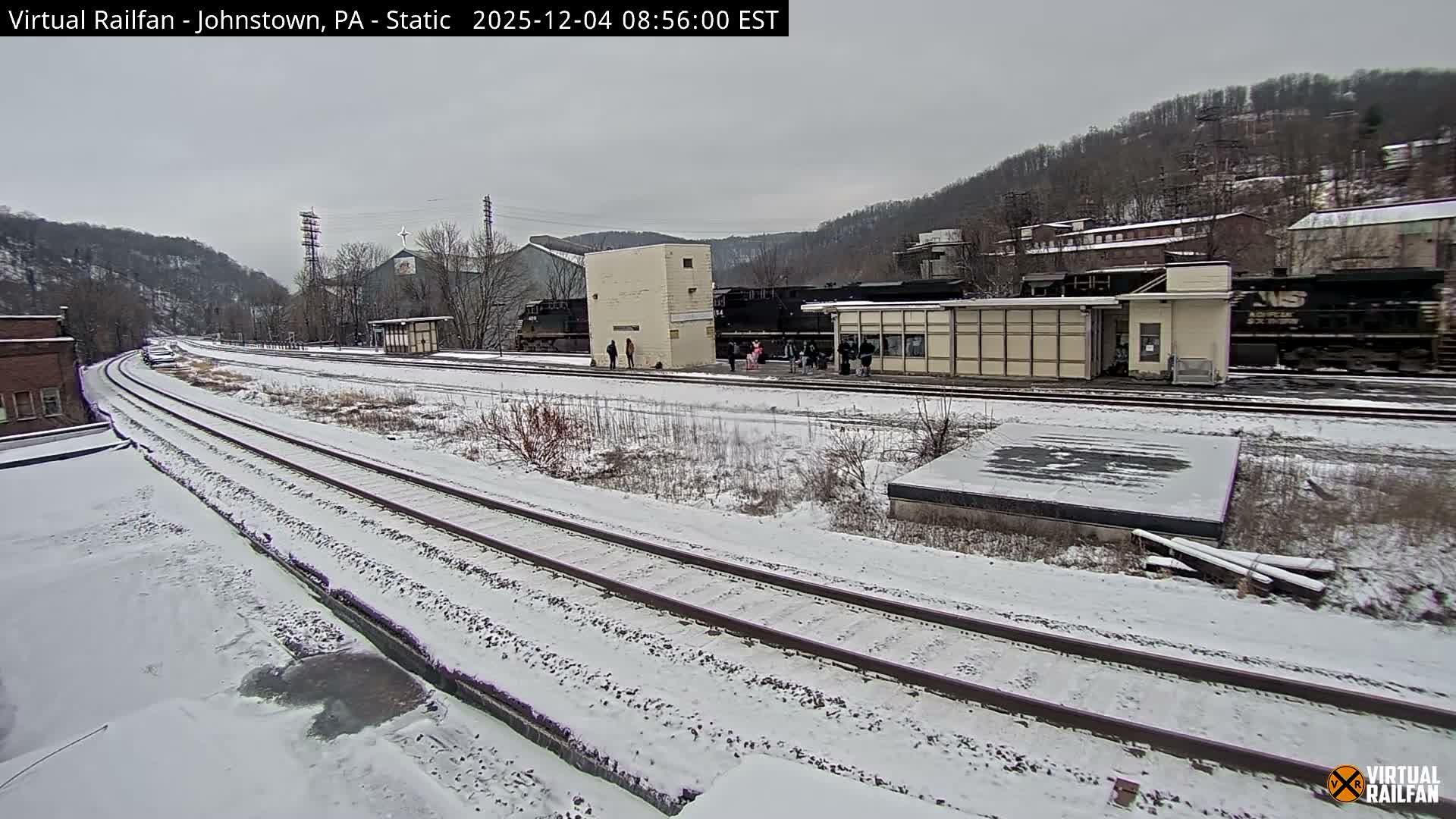 Johnstown Train Station & Railroad Crossing Live Cam - Johnstown, Cambria, Pennsylvania, USA