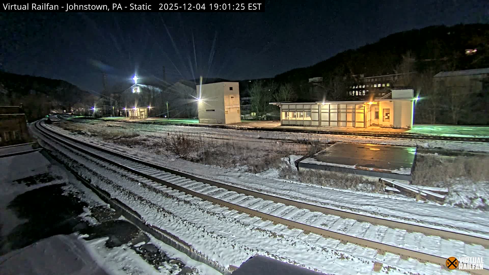 Johnstown Train Station & Railroad Crossing Live Cam - Johnstown, Cambria, Pennsylvania, USA