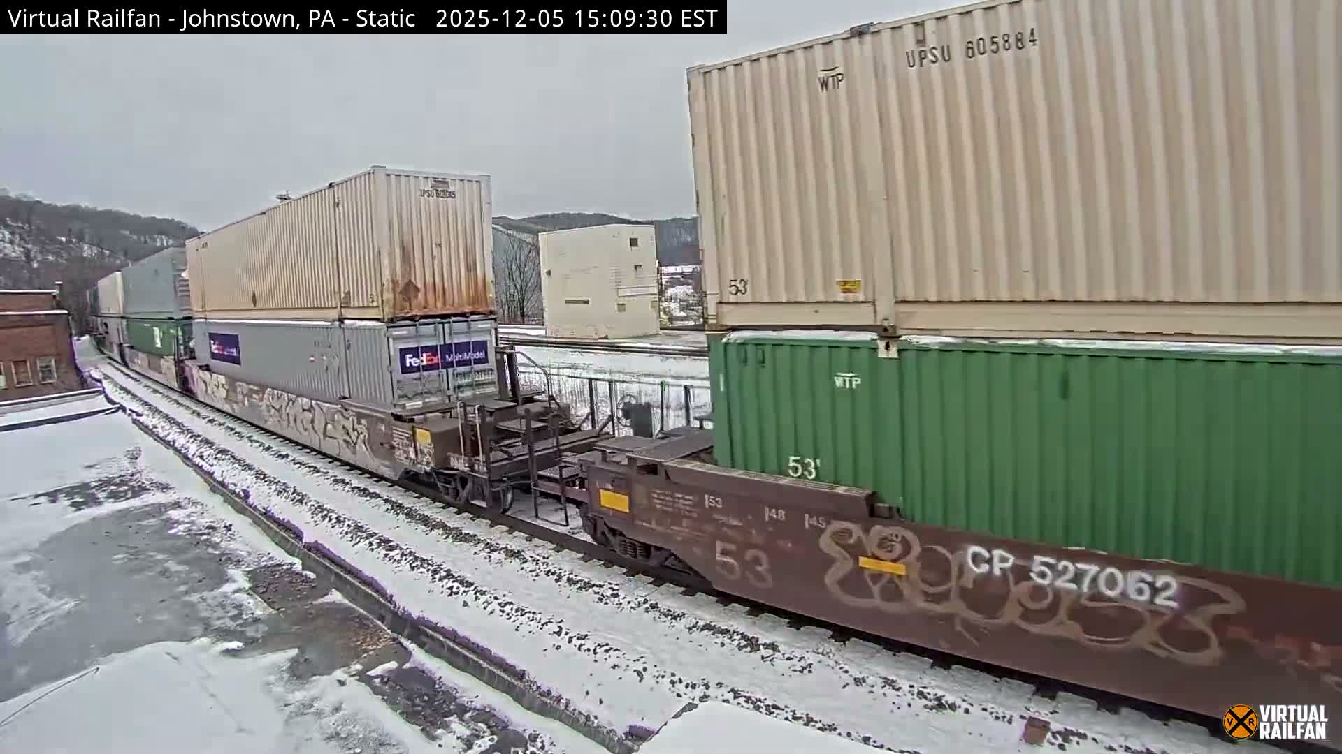 Johnstown Train Station & Railroad Crossing Live Cam - Johnstown, Cambria, Pennsylvania, USA