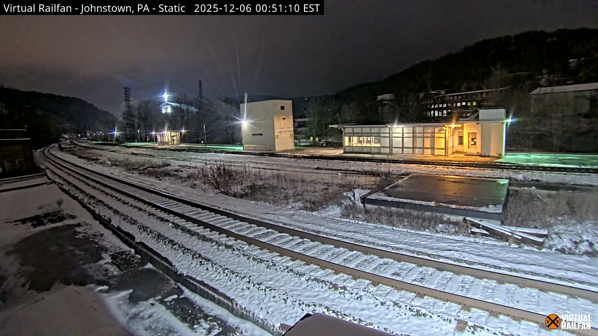 Johnstown Train Station & Railroad Crossing Live Cam - Johnstown, Cambria, Pennsylvania, USA