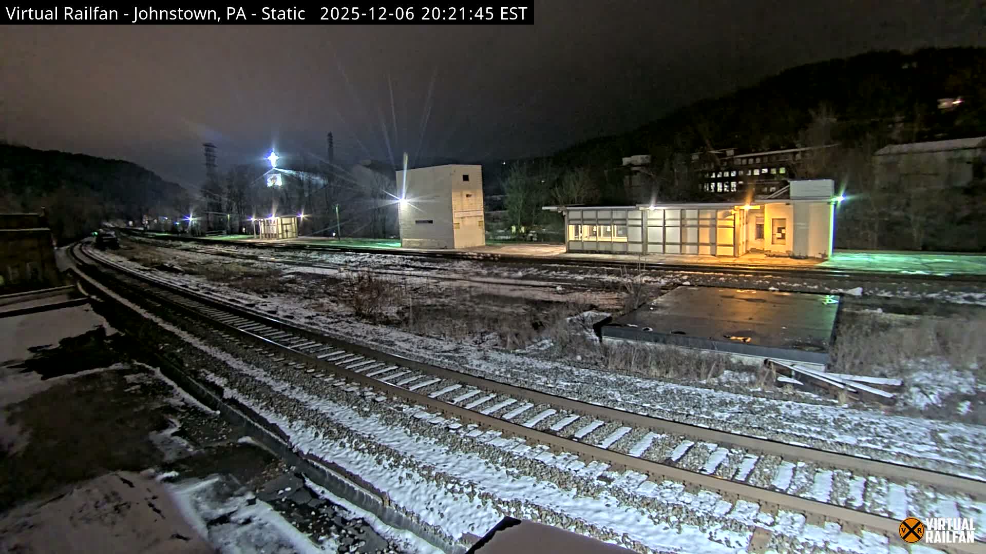 Johnstown Train Station & Railroad Crossing Live Cam - Johnstown, Cambria, Pennsylvania, USA