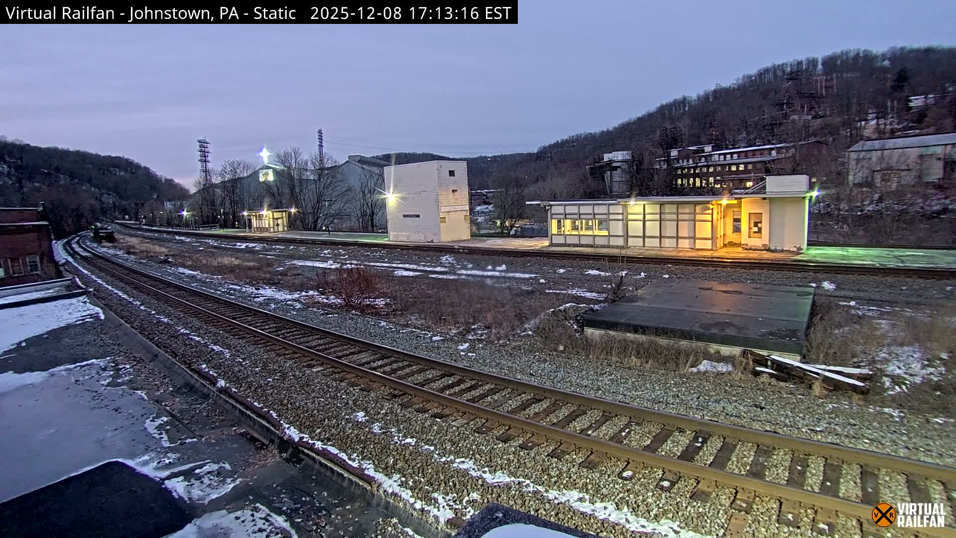 Johnstown Train Station & Railroad Crossing Live Cam - Johnstown, Cambria, Pennsylvania, USA