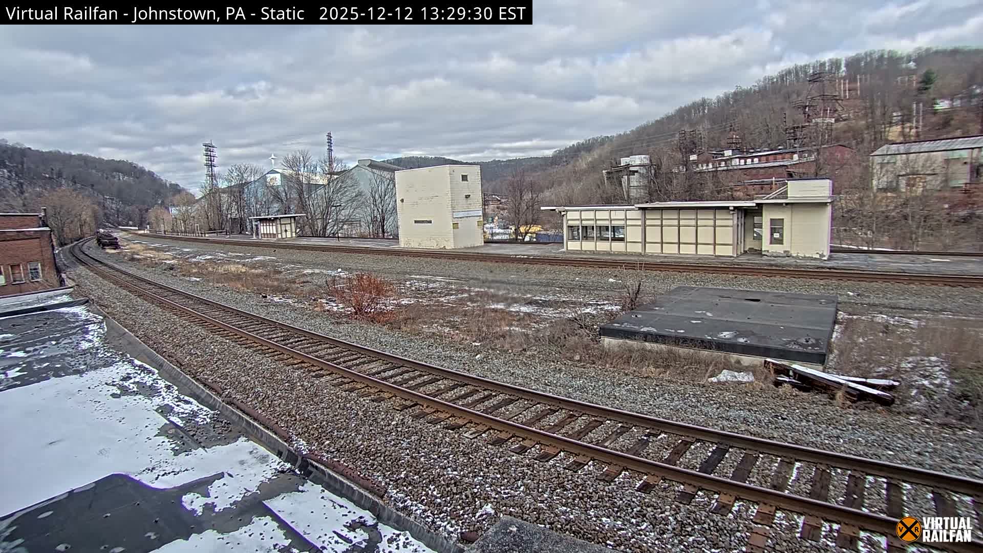 Johnstown Train Station & Railroad Crossing Live Cam - Johnstown, Cambria, Pennsylvania, USA