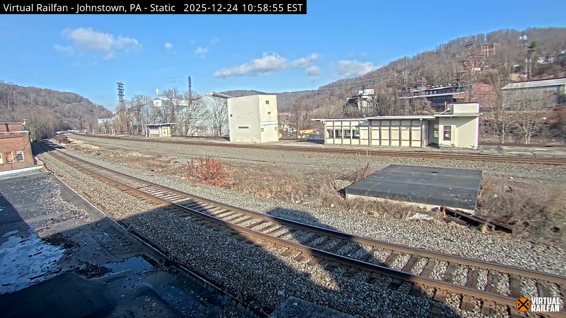 Johnstown Train Station & Railroad Crossing Live Cam - Johnstown, Cambria, Pennsylvania, USA