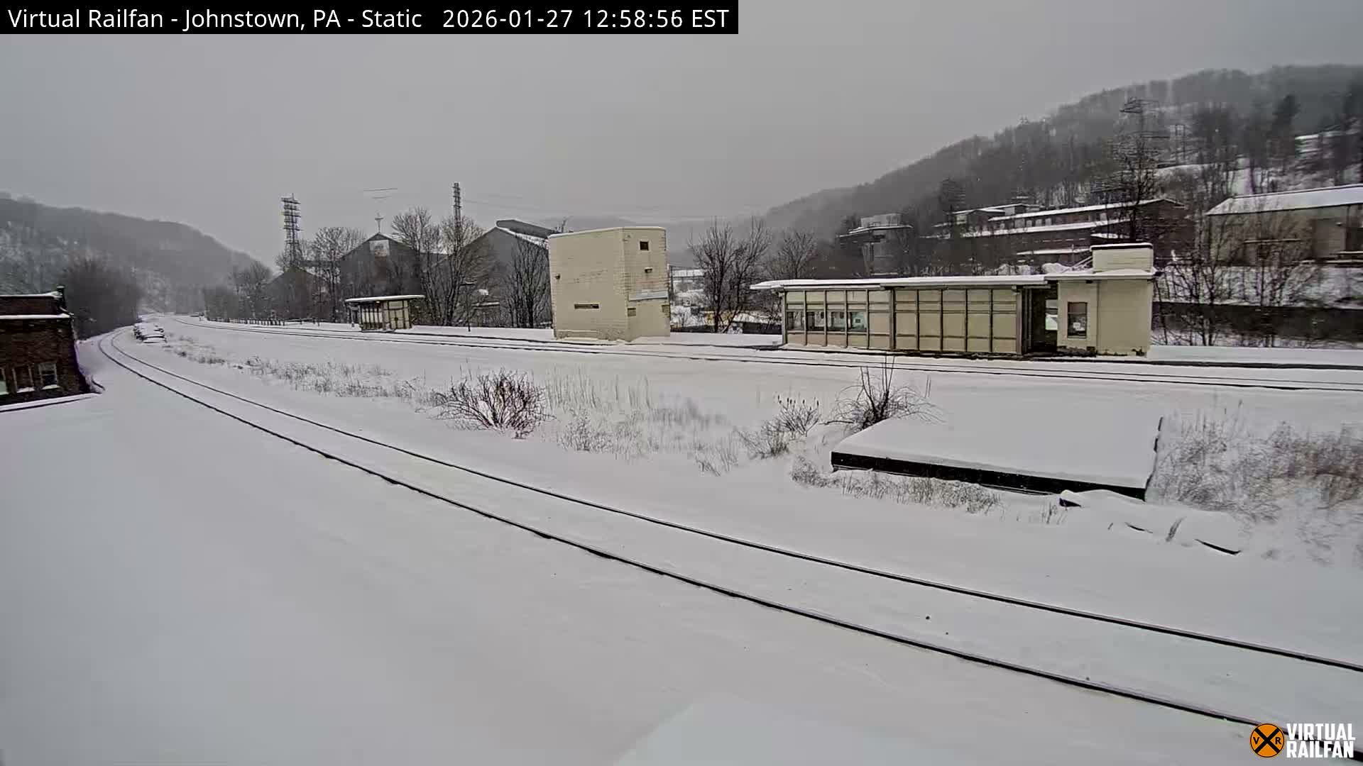 Johnstown Train Station & Railroad Crossing Live Cam - Johnstown, Cambria, Pennsylvania, USA