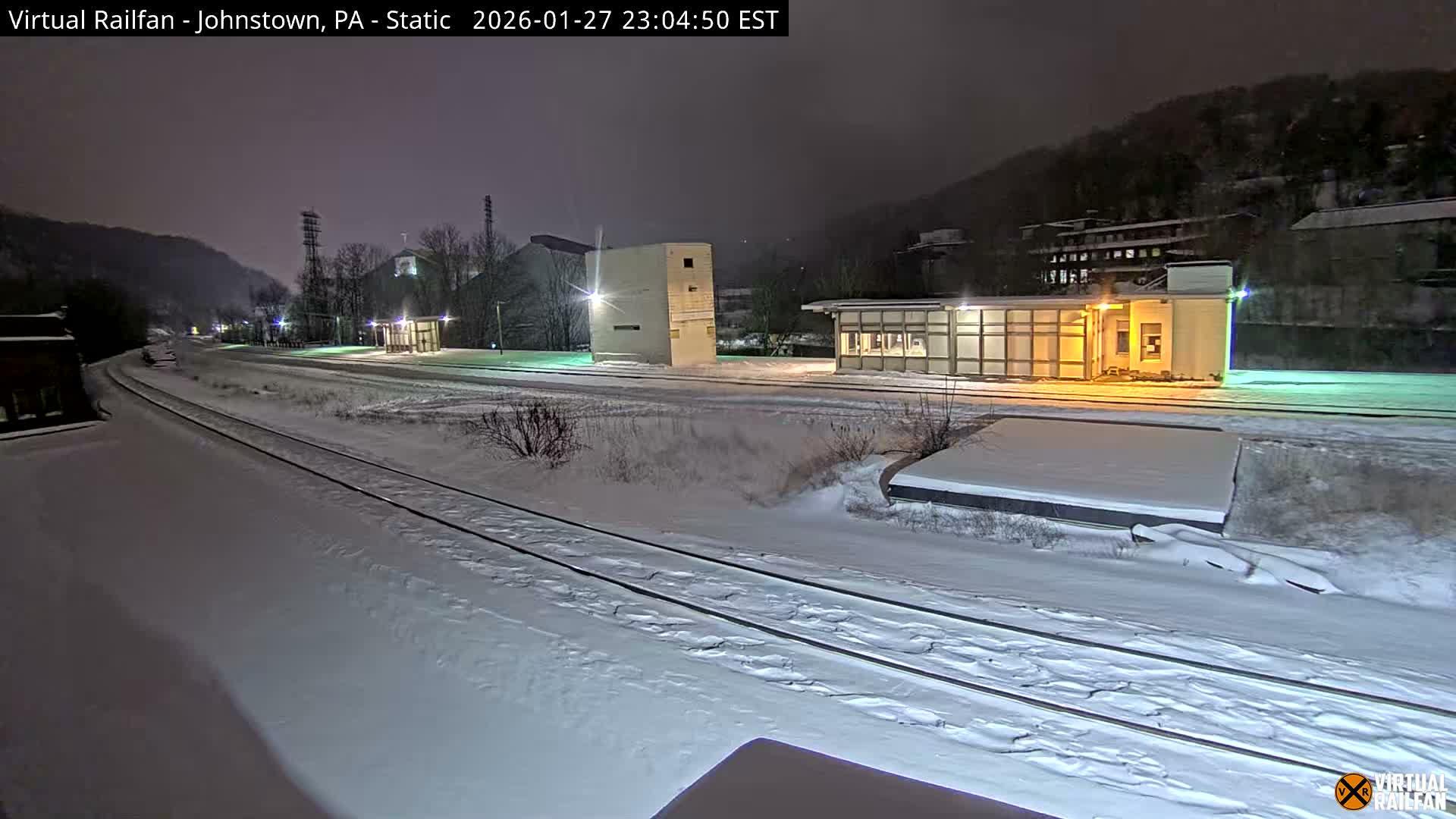 Johnstown Train Station & Railroad Crossing Live Cam - Johnstown, Cambria, Pennsylvania, USA