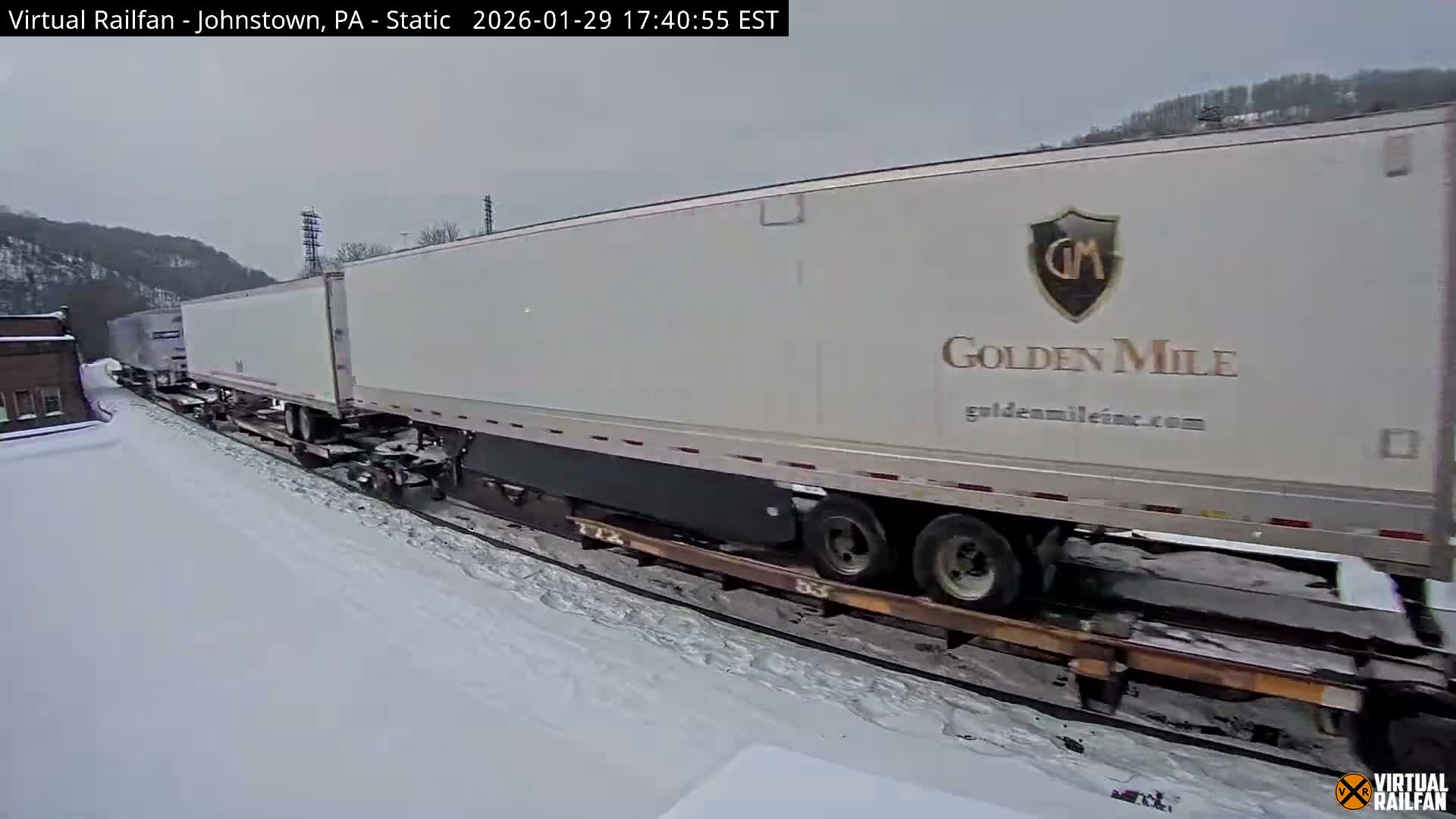 Johnstown Train Station & Railroad Crossing Live Cam - Johnstown, Cambria, Pennsylvania, USA