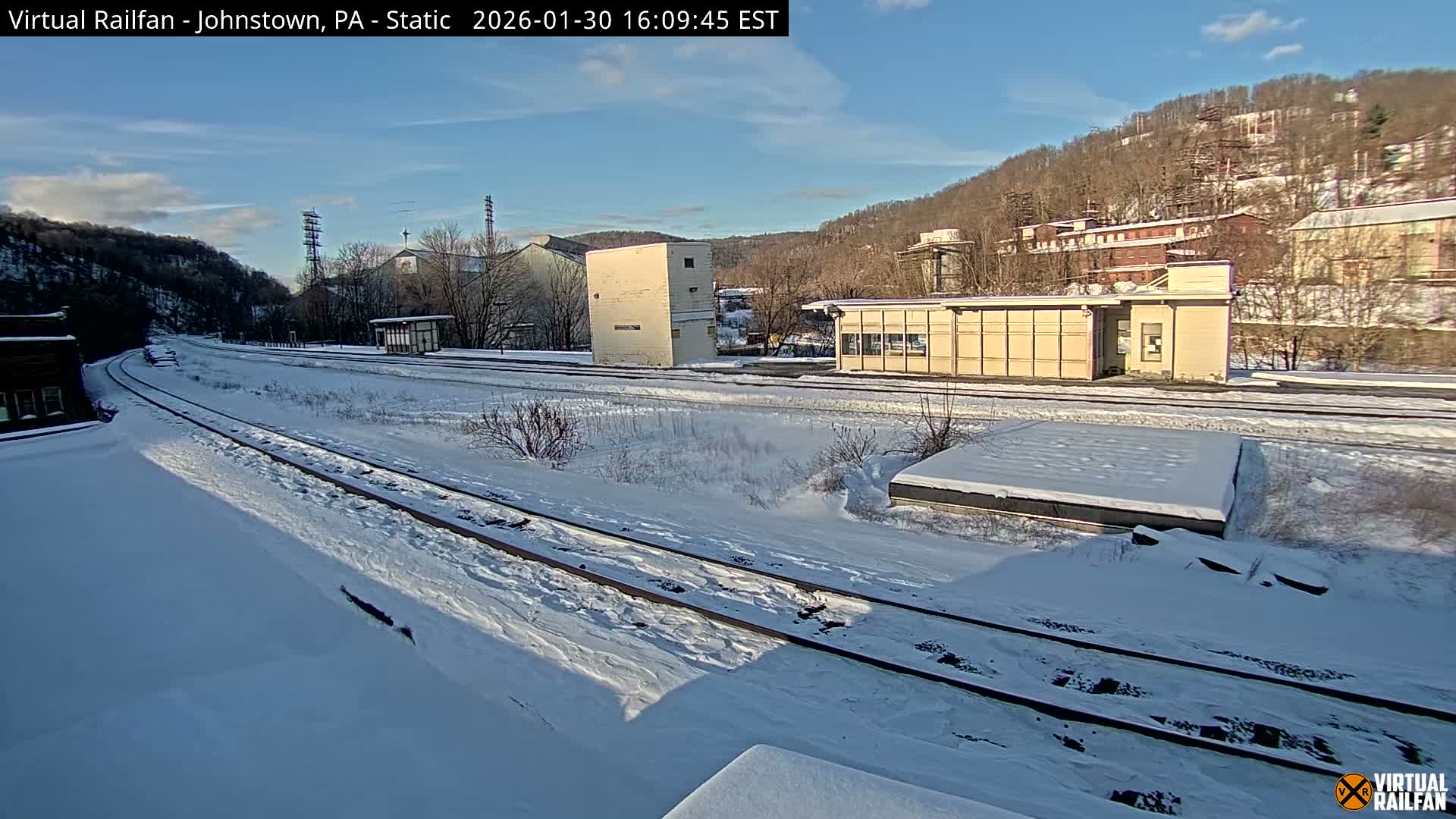 Johnstown Train Station & Railroad Crossing Live Cam - Johnstown, Cambria, Pennsylvania, USA