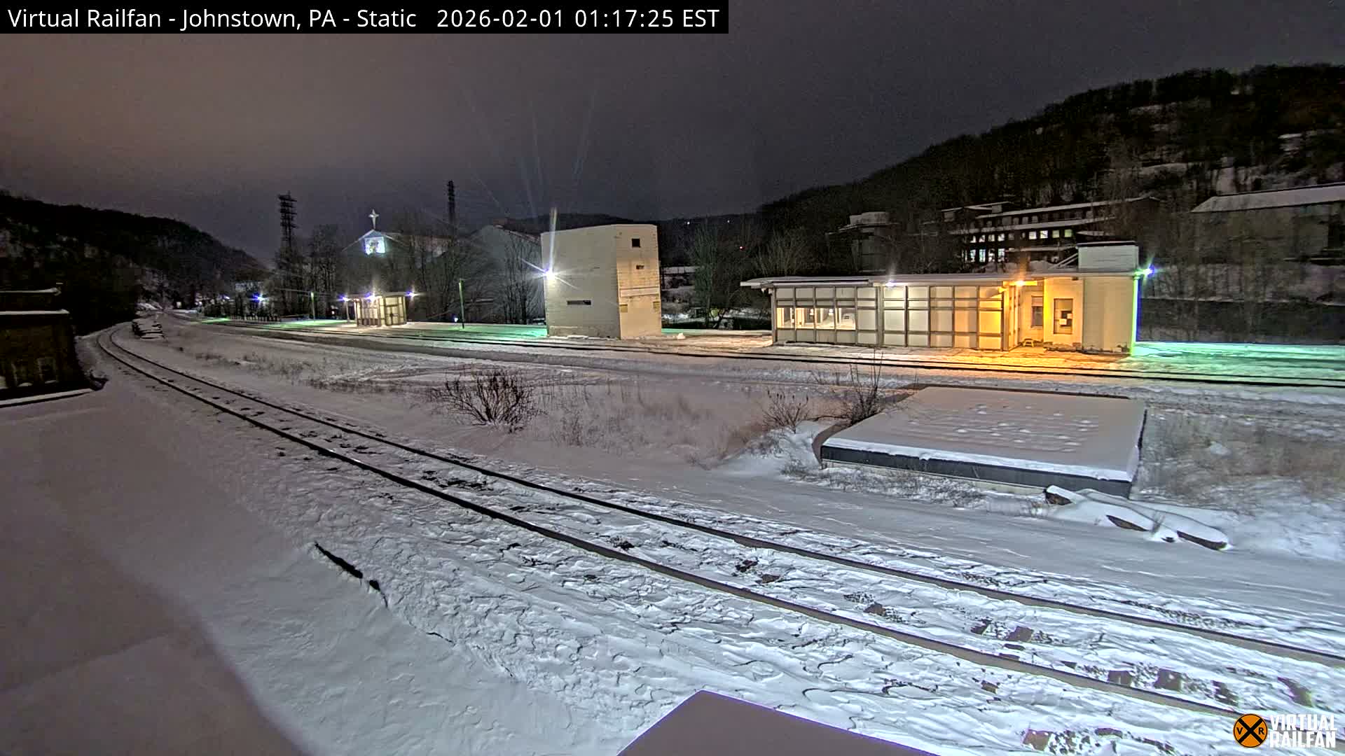 Johnstown Train Station & Railroad Crossing Live Cam - Johnstown, Cambria, Pennsylvania, USA