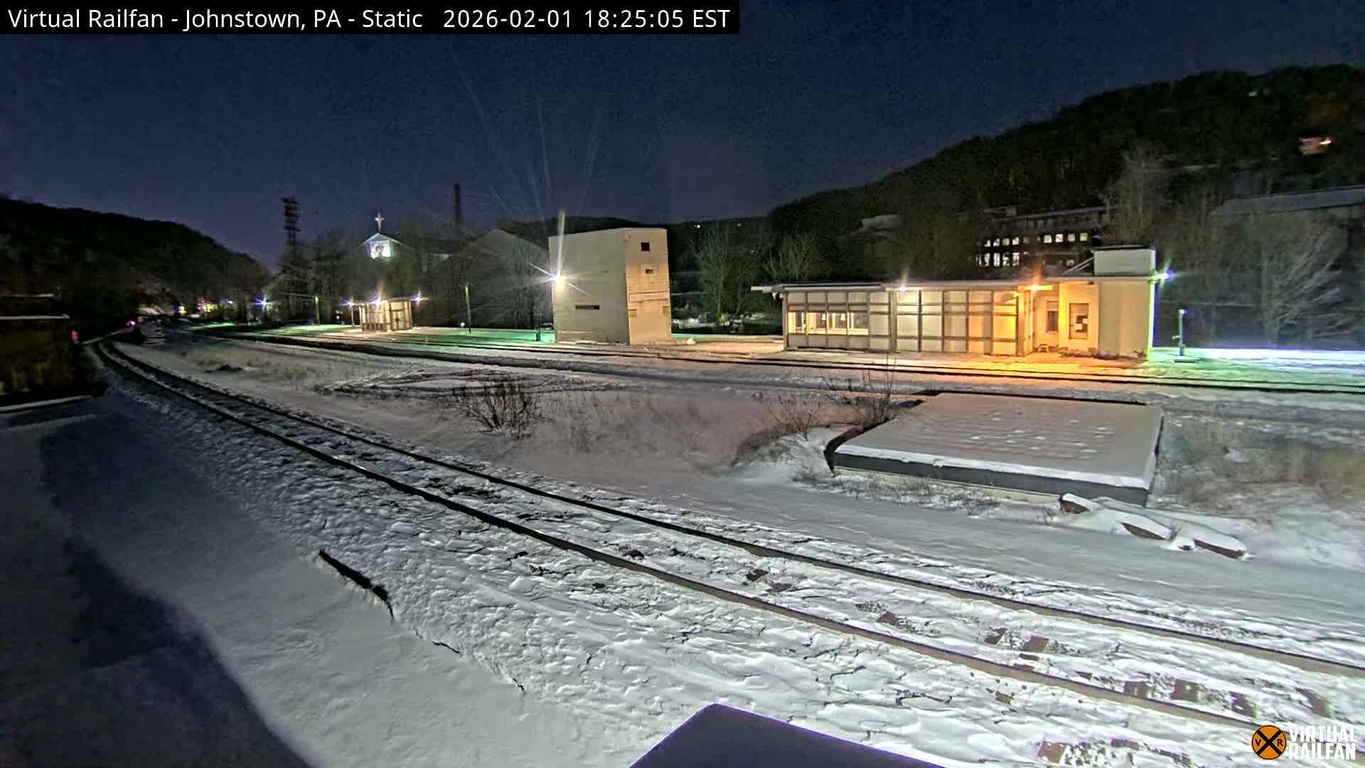 Johnstown Train Station & Railroad Crossing Live Cam - Johnstown, Cambria, Pennsylvania, USA