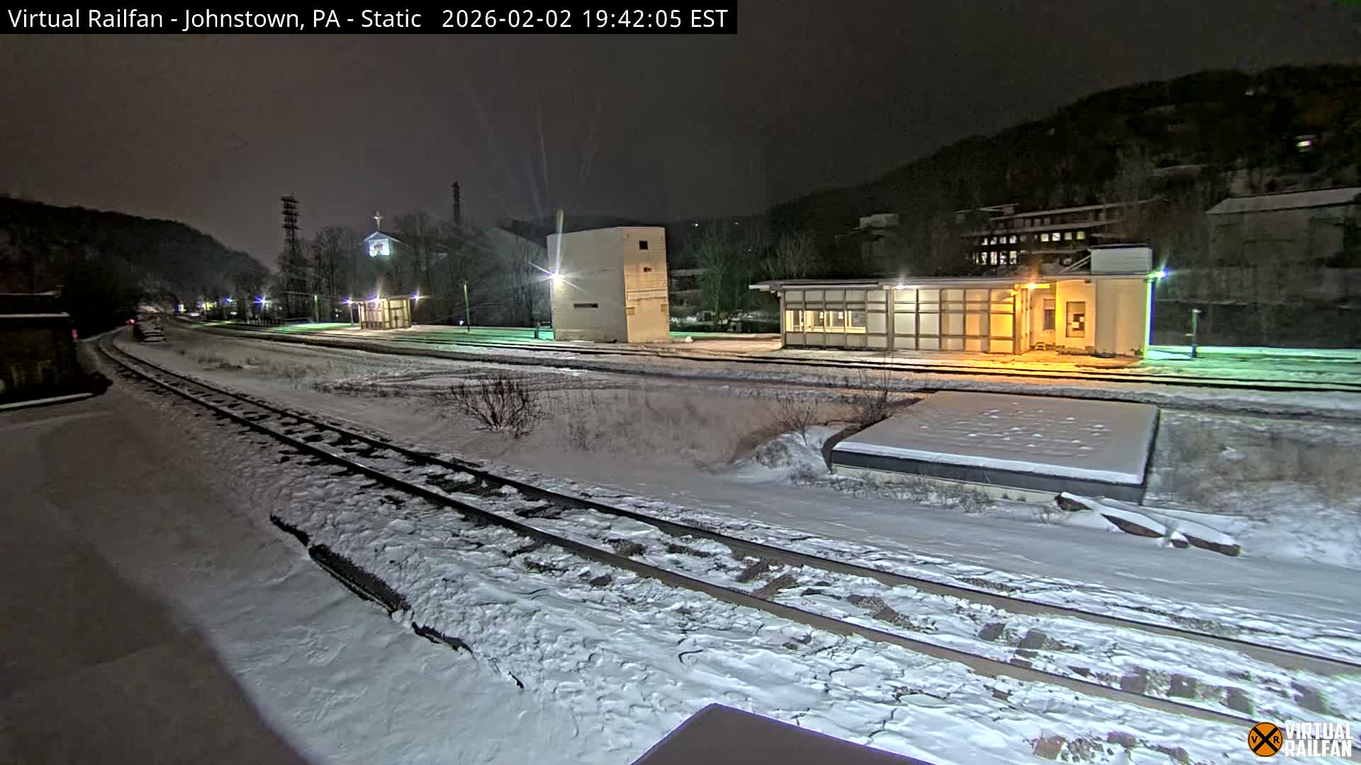 Johnstown Train Station & Railroad Crossing Live Cam - Johnstown, Cambria, Pennsylvania, USA