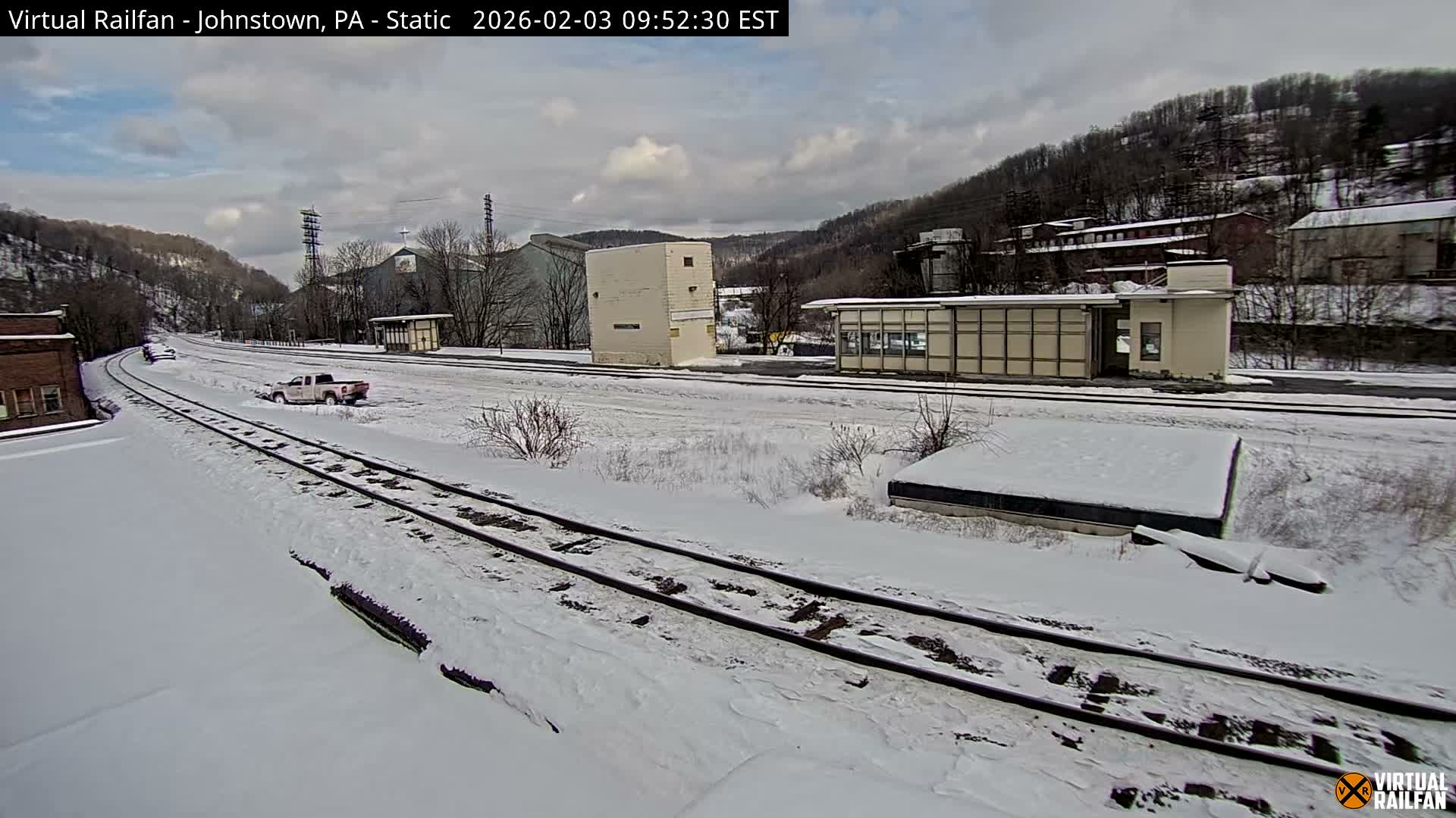 Johnstown Train Station & Railroad Crossing Live Cam - Johnstown, Cambria, Pennsylvania, USA
