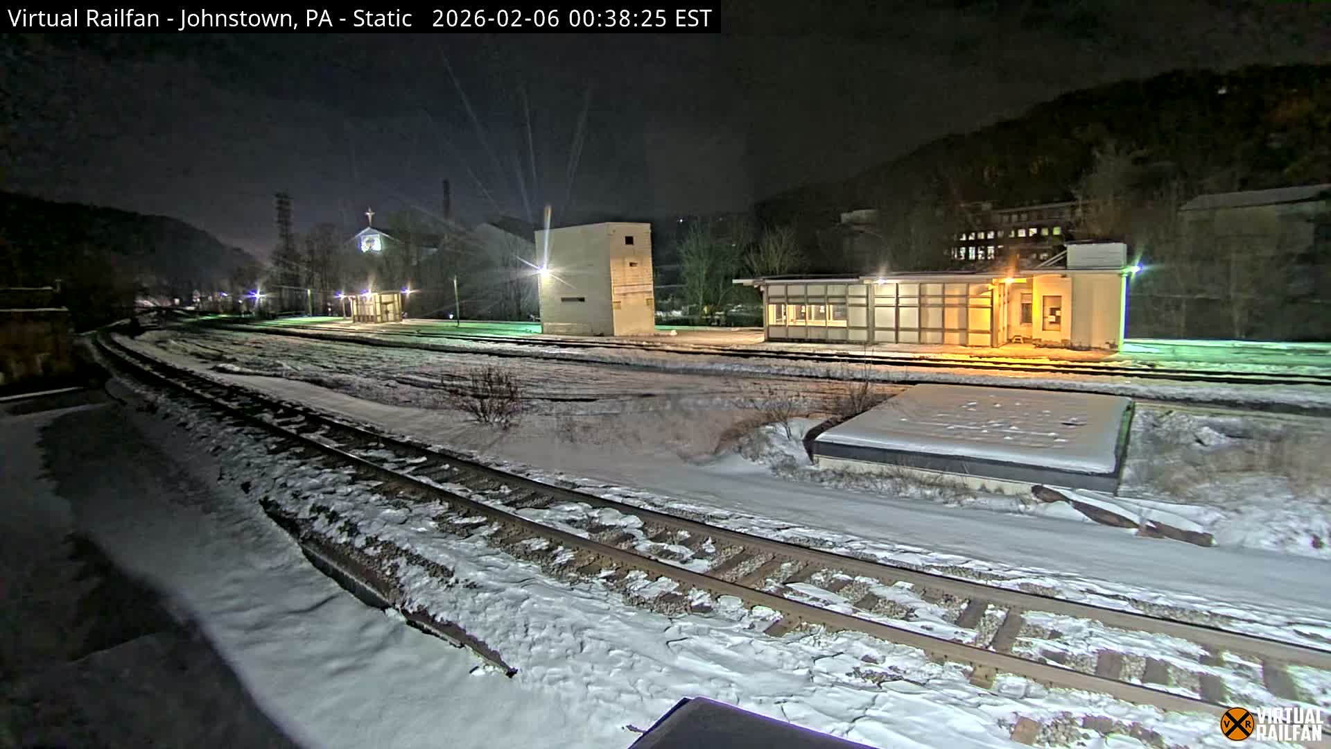 Johnstown Train Station & Railroad Crossing Live Cam - Johnstown, Cambria, Pennsylvania, USA