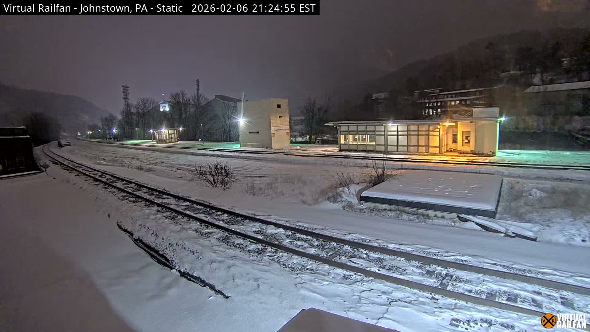Johnstown Train Station & Railroad Crossing Live Cam - Johnstown, Cambria, Pennsylvania, USA