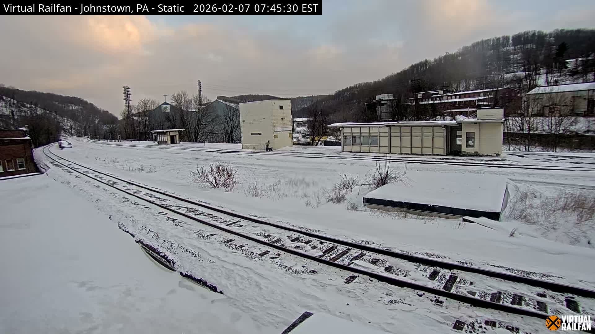 Johnstown Train Station & Railroad Crossing Live Cam - Johnstown, Cambria, Pennsylvania, USA