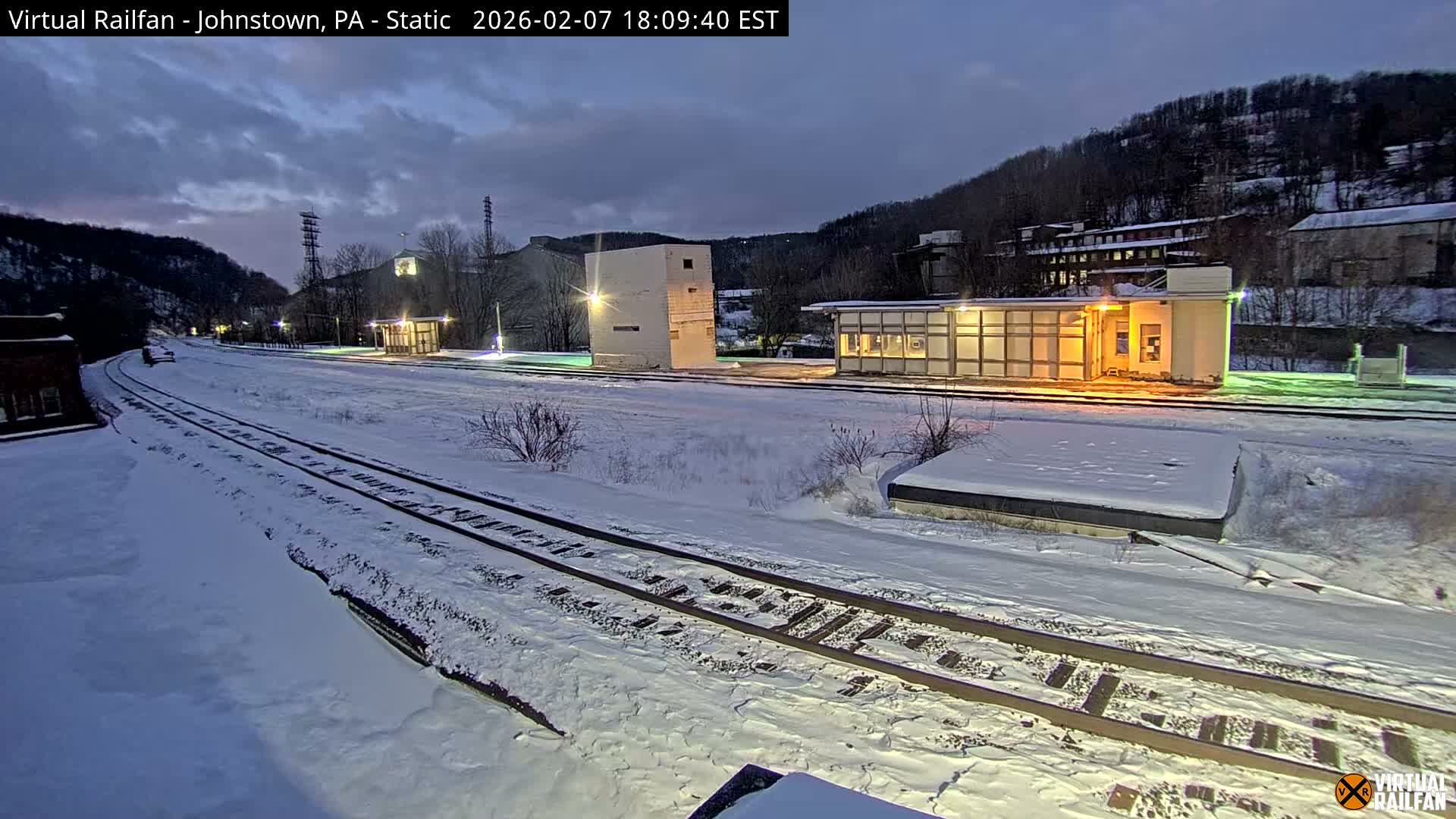 Johnstown Train Station & Railroad Crossing Live Cam - Johnstown, Cambria, Pennsylvania, USA