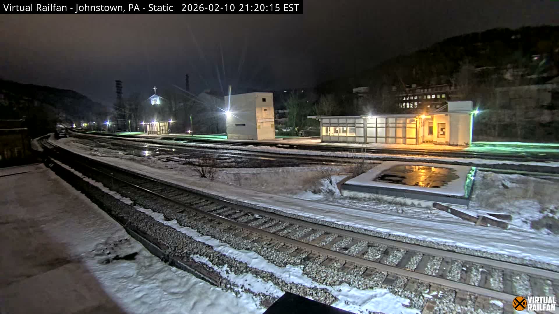 Johnstown Train Station & Railroad Crossing Live Cam - Johnstown, Cambria, Pennsylvania, USA