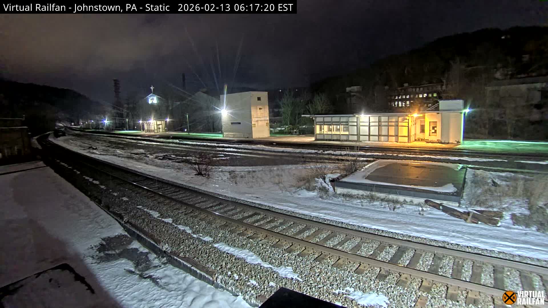 Johnstown Train Station & Railroad Crossing Live Cam - Johnstown, Cambria, Pennsylvania, USA