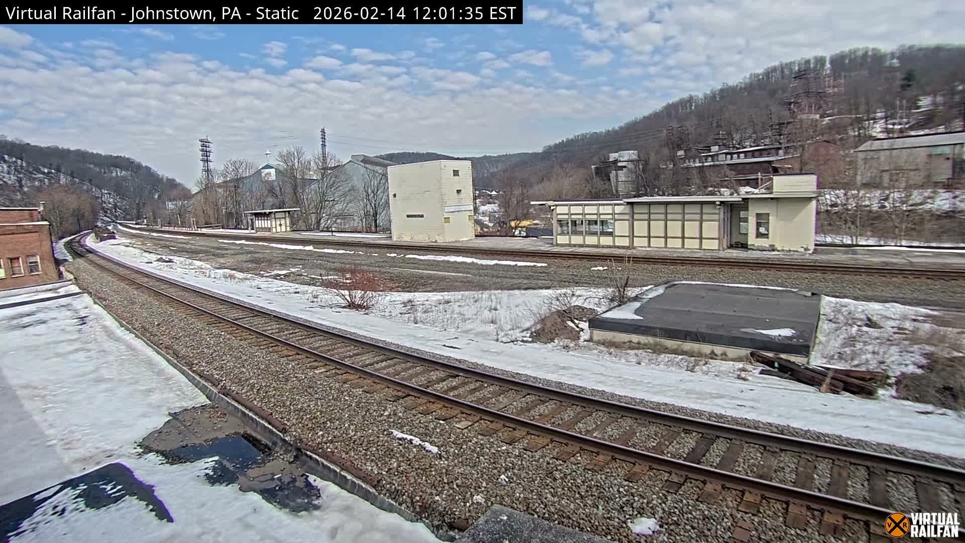 Johnstown Train Station & Railroad Crossing Live Cam - Johnstown, Cambria, Pennsylvania, USA