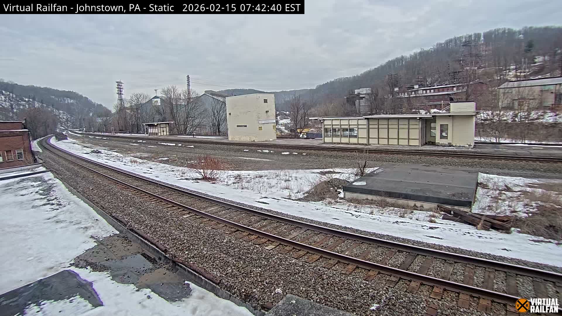 Johnstown Train Station & Railroad Crossing Live Cam - Johnstown, Cambria, Pennsylvania, USA