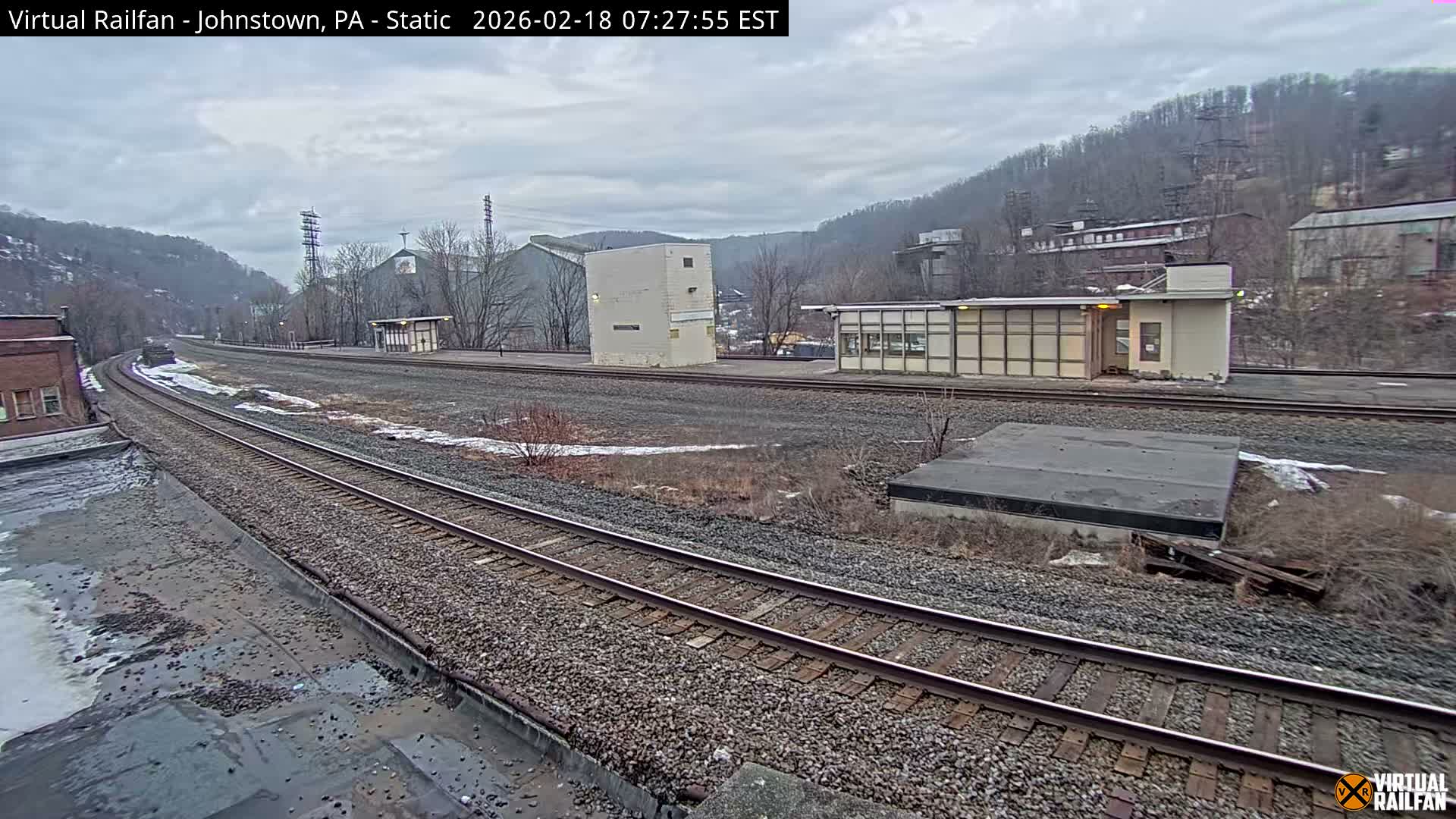Johnstown Train Station & Railroad Crossing Live Cam - Johnstown, Cambria, Pennsylvania, USA