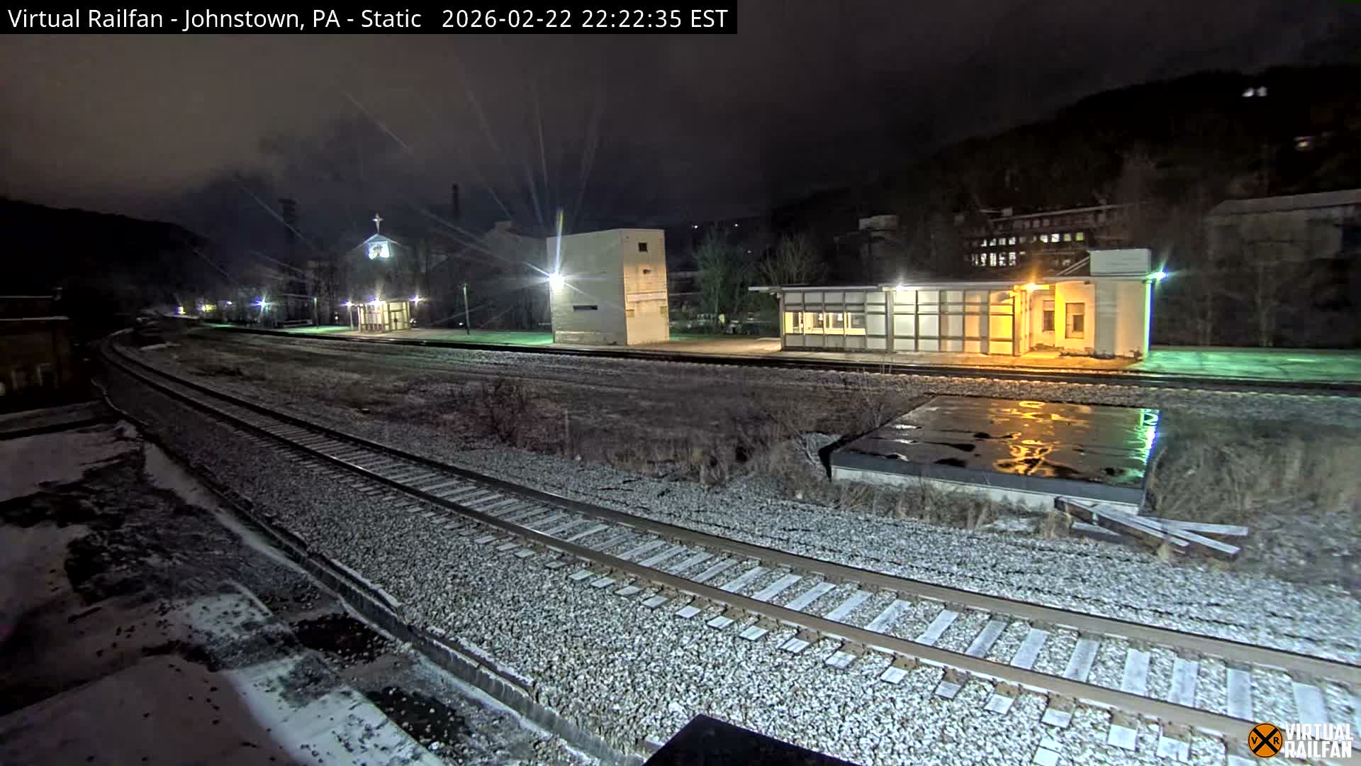 Johnstown Train Station & Railroad Crossing Live Cam - Johnstown, Cambria, Pennsylvania, USA
