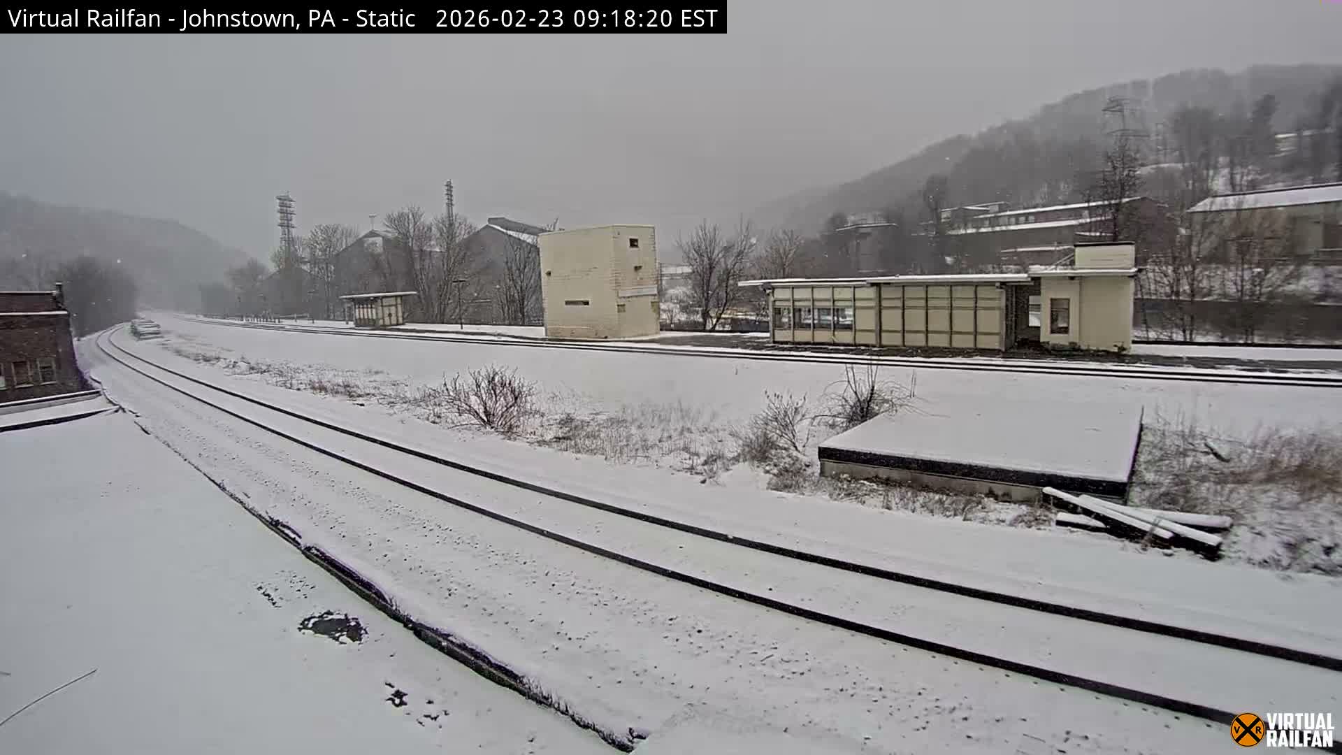 Johnstown Train Station & Railroad Crossing Live Cam - Johnstown, Cambria, Pennsylvania, USA
