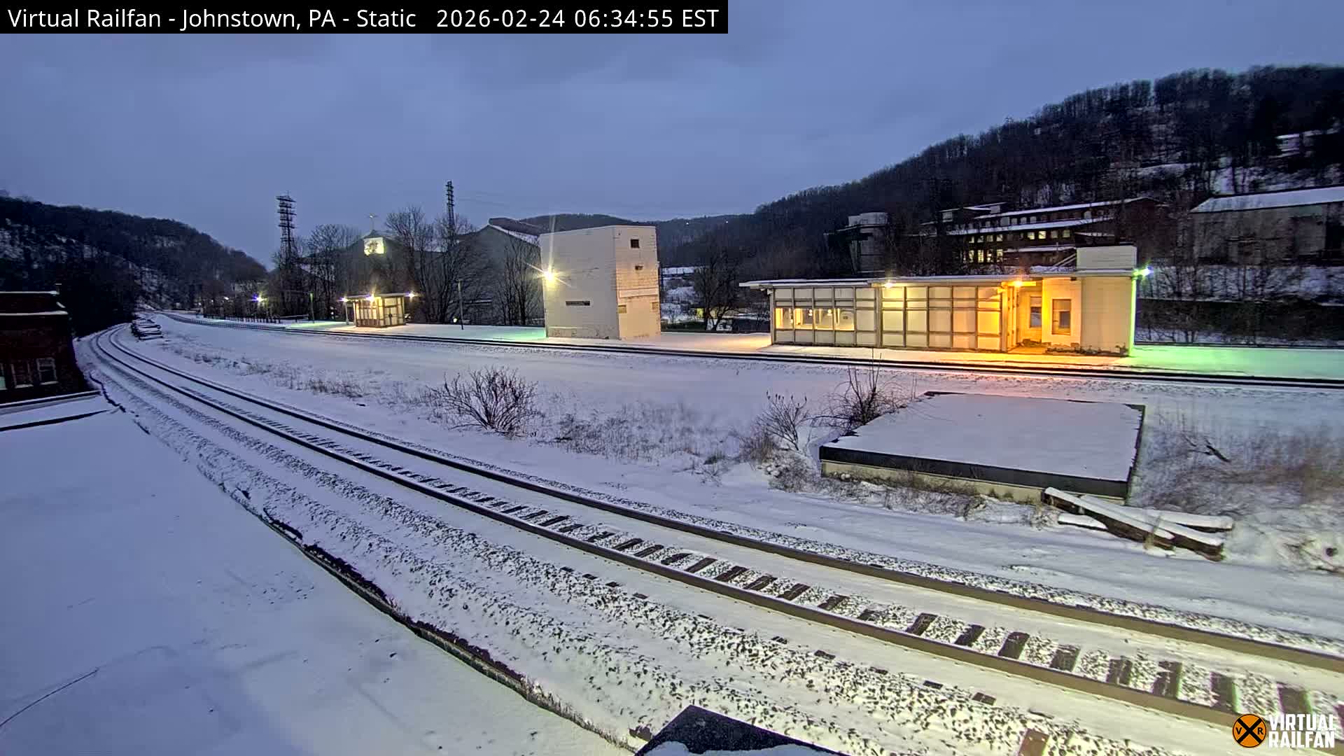 Johnstown Train Station & Railroad Crossing Live Cam - Johnstown, Cambria, Pennsylvania, USA