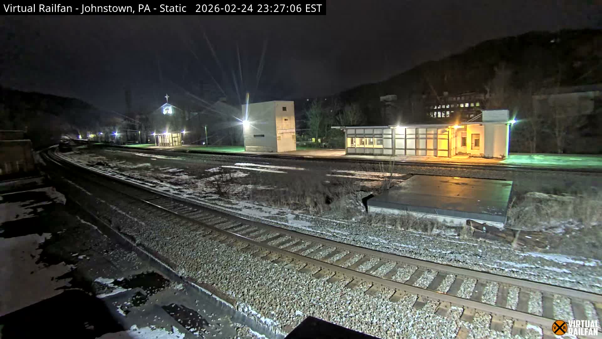 Johnstown Train Station & Railroad Crossing Live Cam - Johnstown, Cambria, Pennsylvania, USA