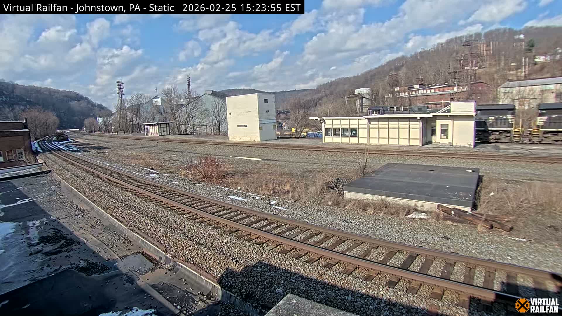 Johnstown Train Station & Railroad Crossing Live Cam - Johnstown, Cambria, Pennsylvania, USA