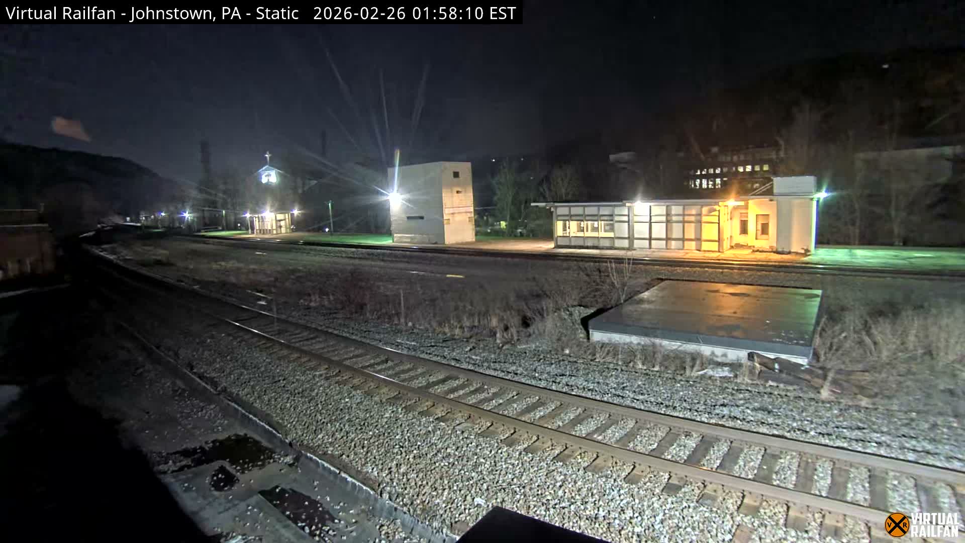 Johnstown Train Station & Railroad Crossing Live Cam - Johnstown, Cambria, Pennsylvania, USA