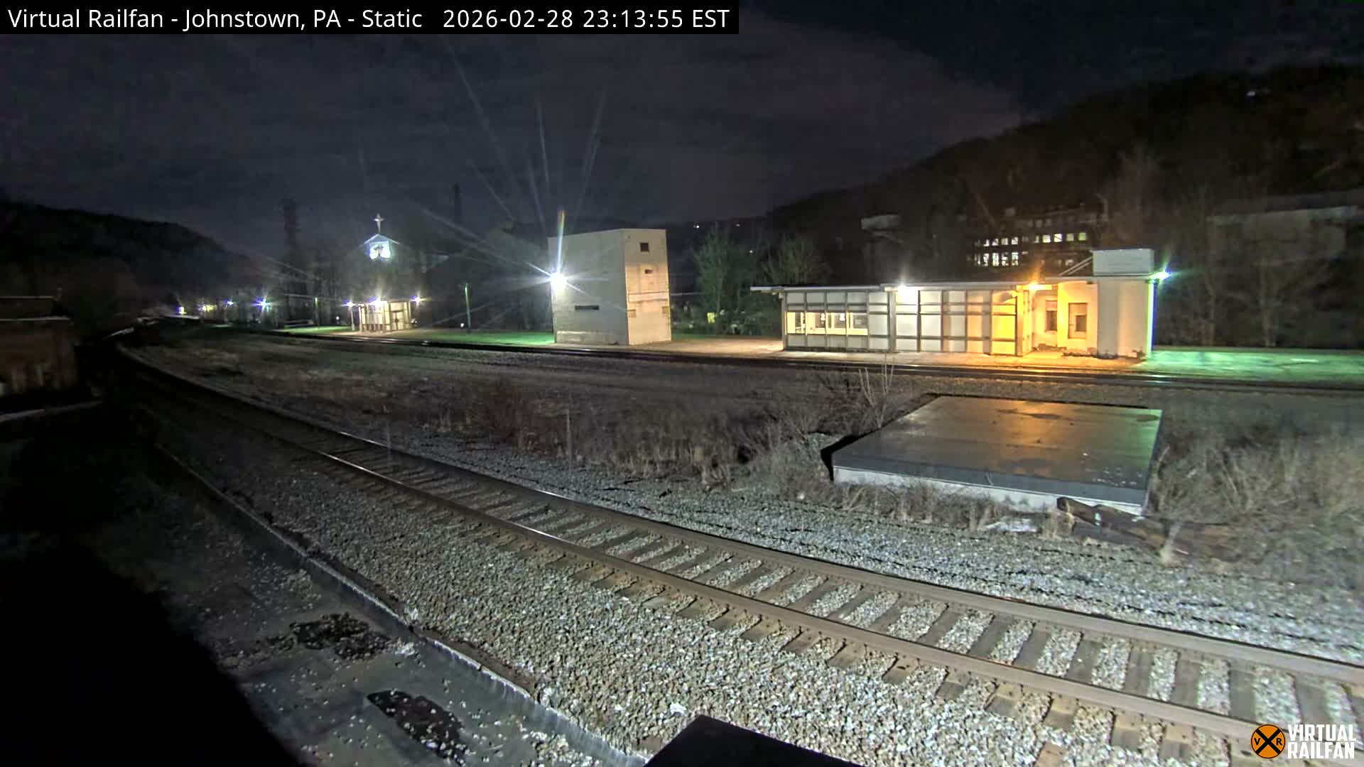 Johnstown Train Station & Railroad Crossing Live Cam - Johnstown, Cambria, Pennsylvania, USA
