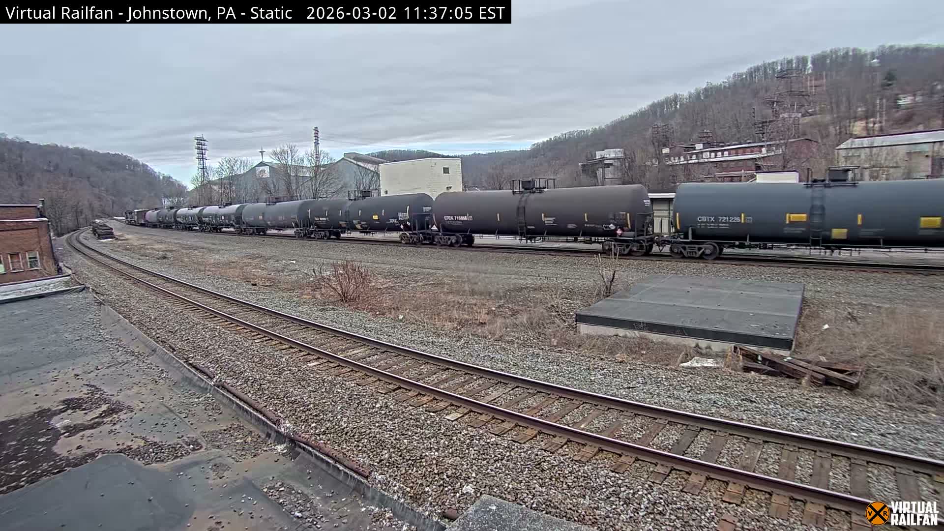 Johnstown Train Station & Railroad Crossing Live Cam - Johnstown, Cambria, Pennsylvania, USA