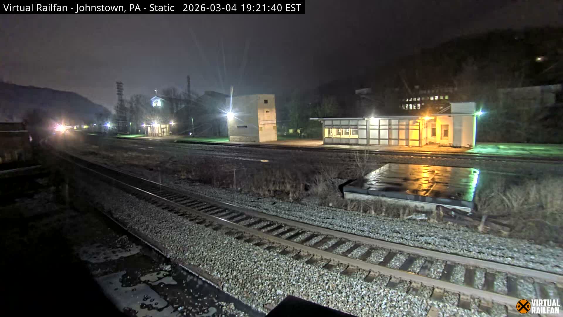 Johnstown Train Station & Railroad Crossing Live Cam - Johnstown, Cambria, Pennsylvania, USA