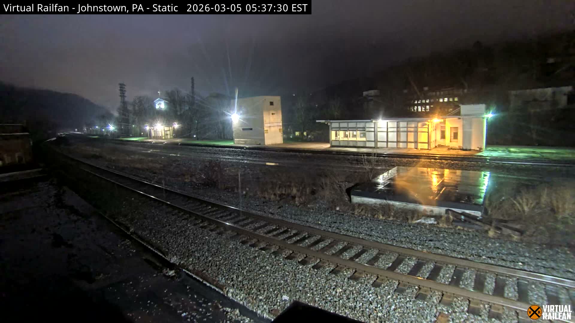 Johnstown Train Station & Railroad Crossing Live Cam - Johnstown, Cambria, Pennsylvania, USA
