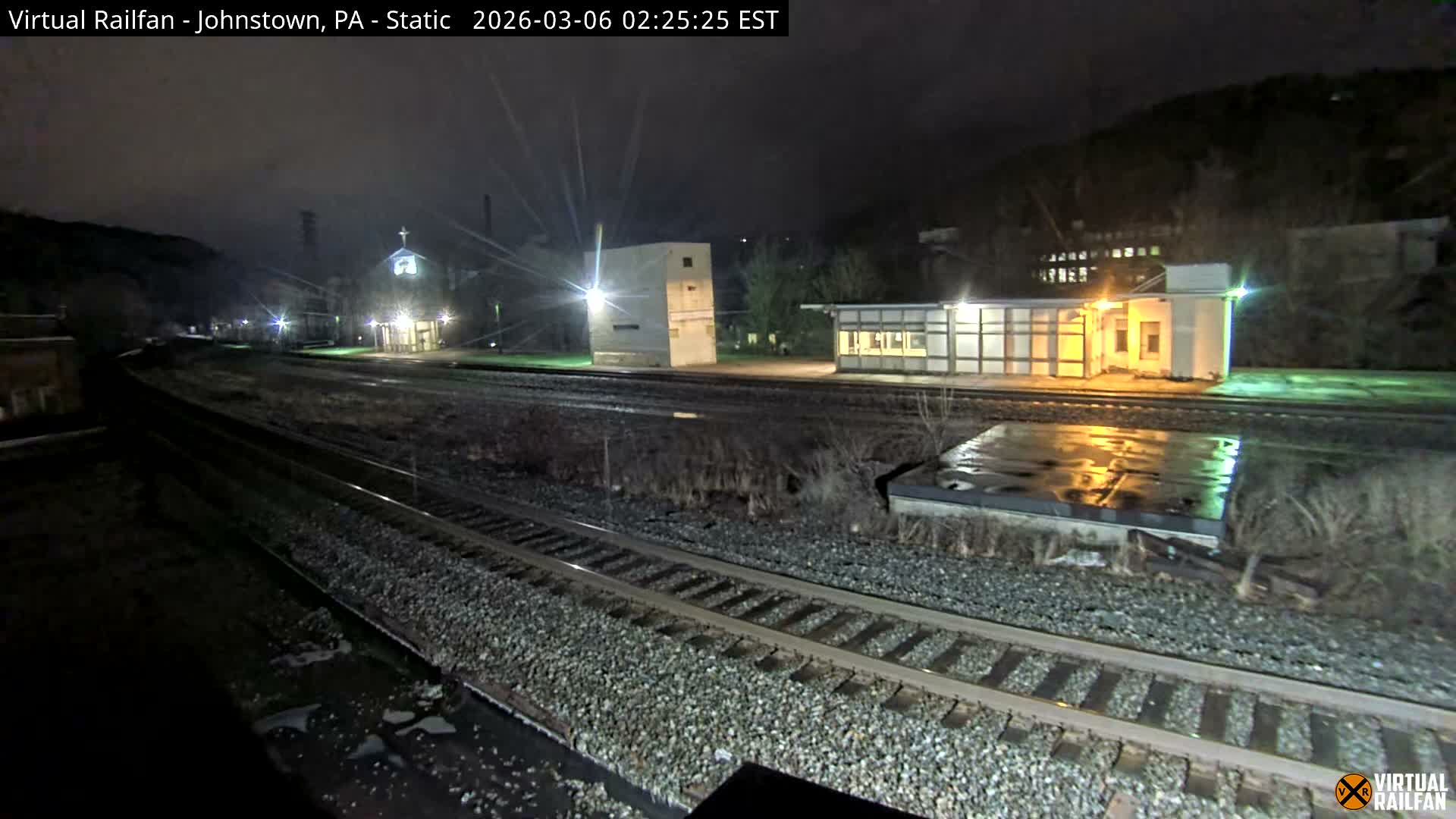 Johnstown Train Station & Railroad Crossing Live Cam - Johnstown, Cambria, Pennsylvania, USA
