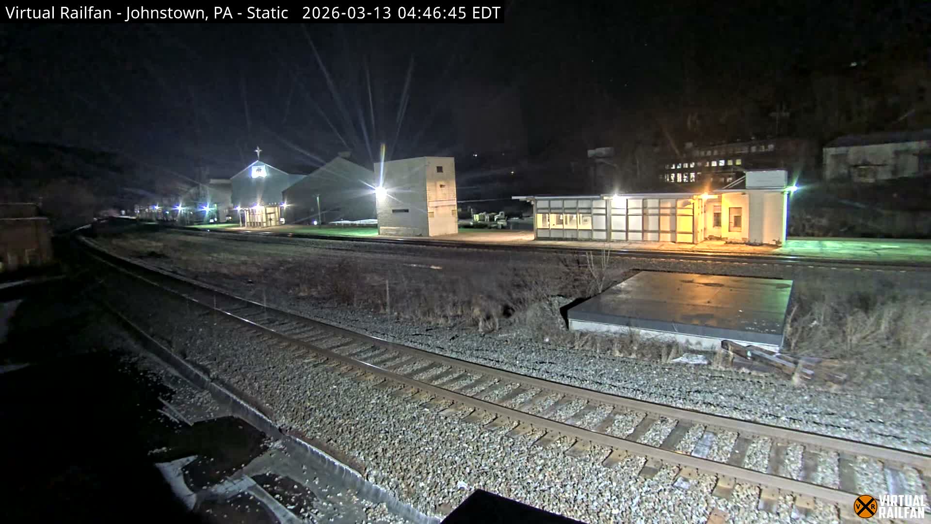 Johnstown Train Station & Railroad Crossing Live Cam - Johnstown, Cambria, Pennsylvania, USA