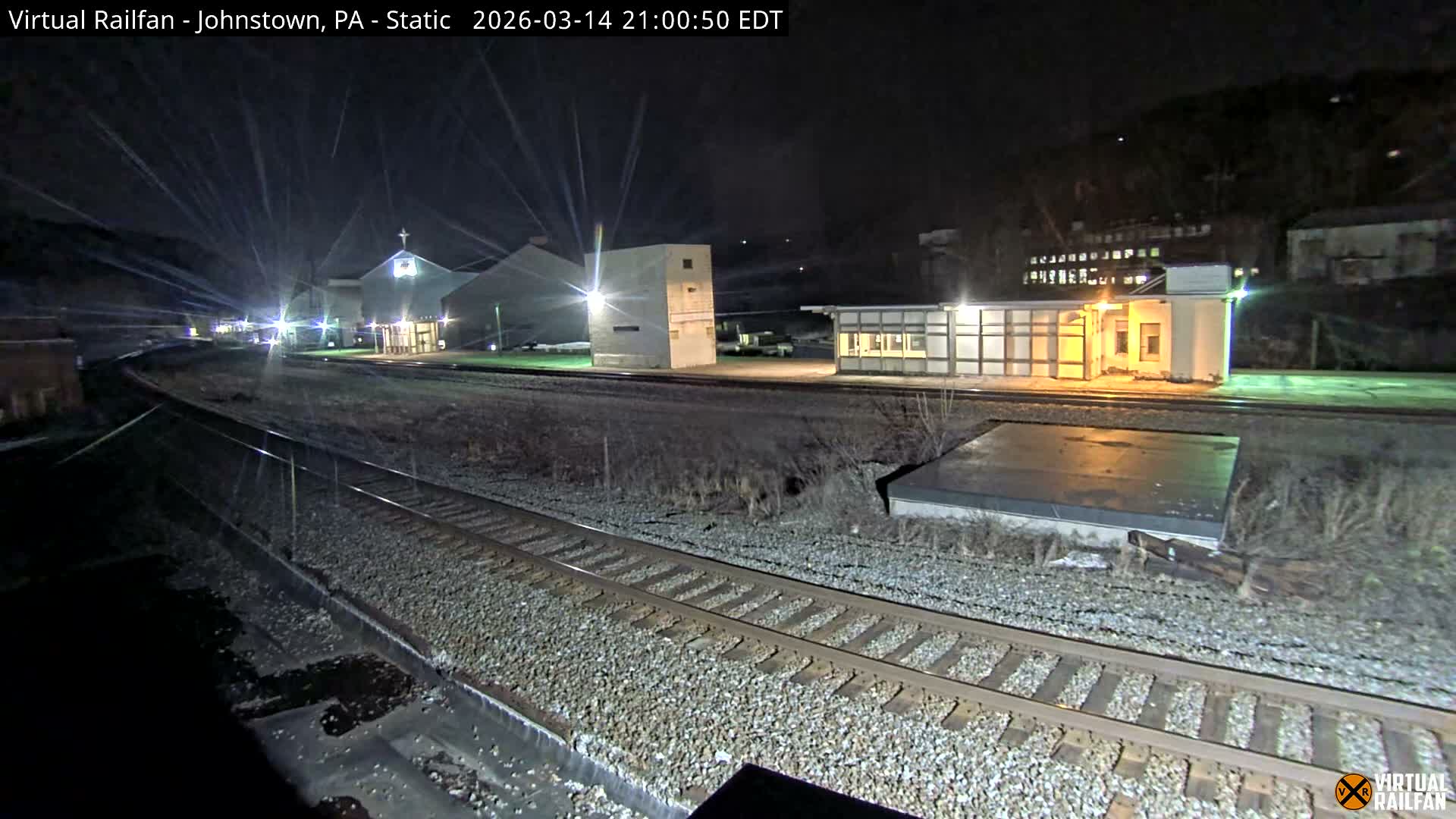 Johnstown Train Station & Railroad Crossing Live Cam - Johnstown, Cambria, Pennsylvania, USA
