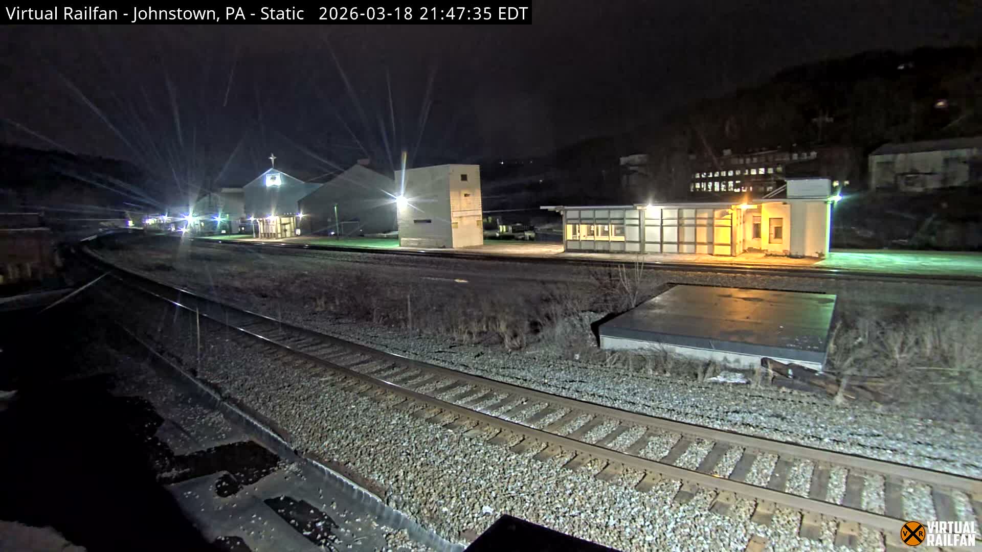 Johnstown Train Station & Railroad Crossing Live Cam - Johnstown, Cambria, Pennsylvania, USA
