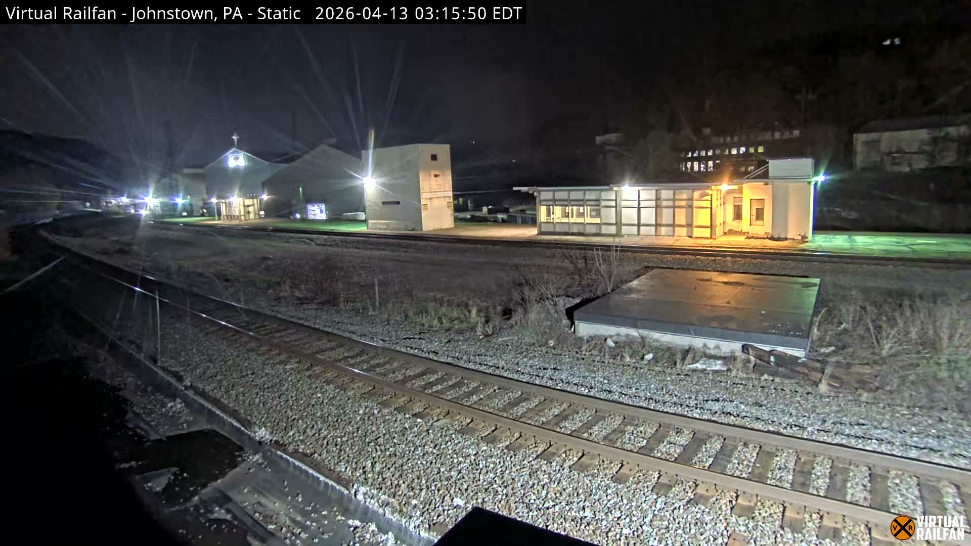 Johnstown Train Station & Railroad Crossing Live Cam - Johnstown, Cambria, Pennsylvania, USA