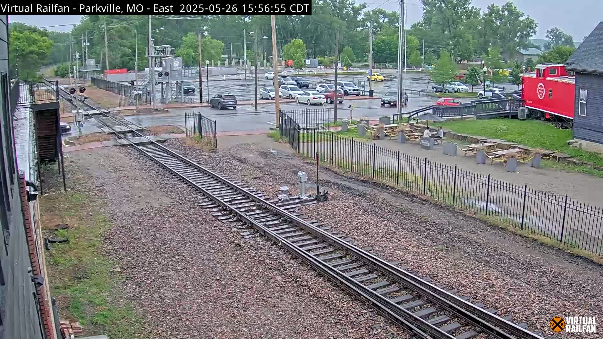 Parkville Railroad Crossing Live Cam - Parkville, Platte, Missouri, USA