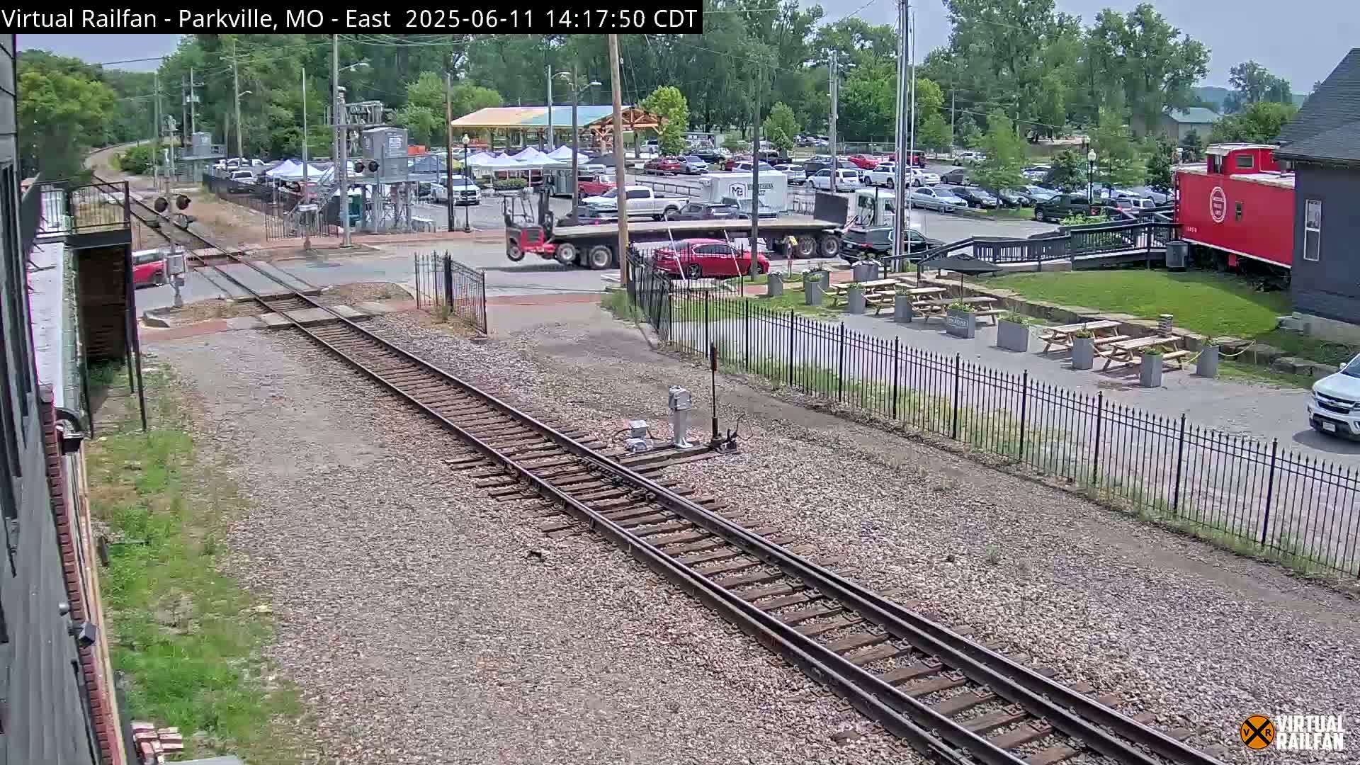 Parkville Railroad Crossing Live Cam - Parkville, Platte, Missouri, USA